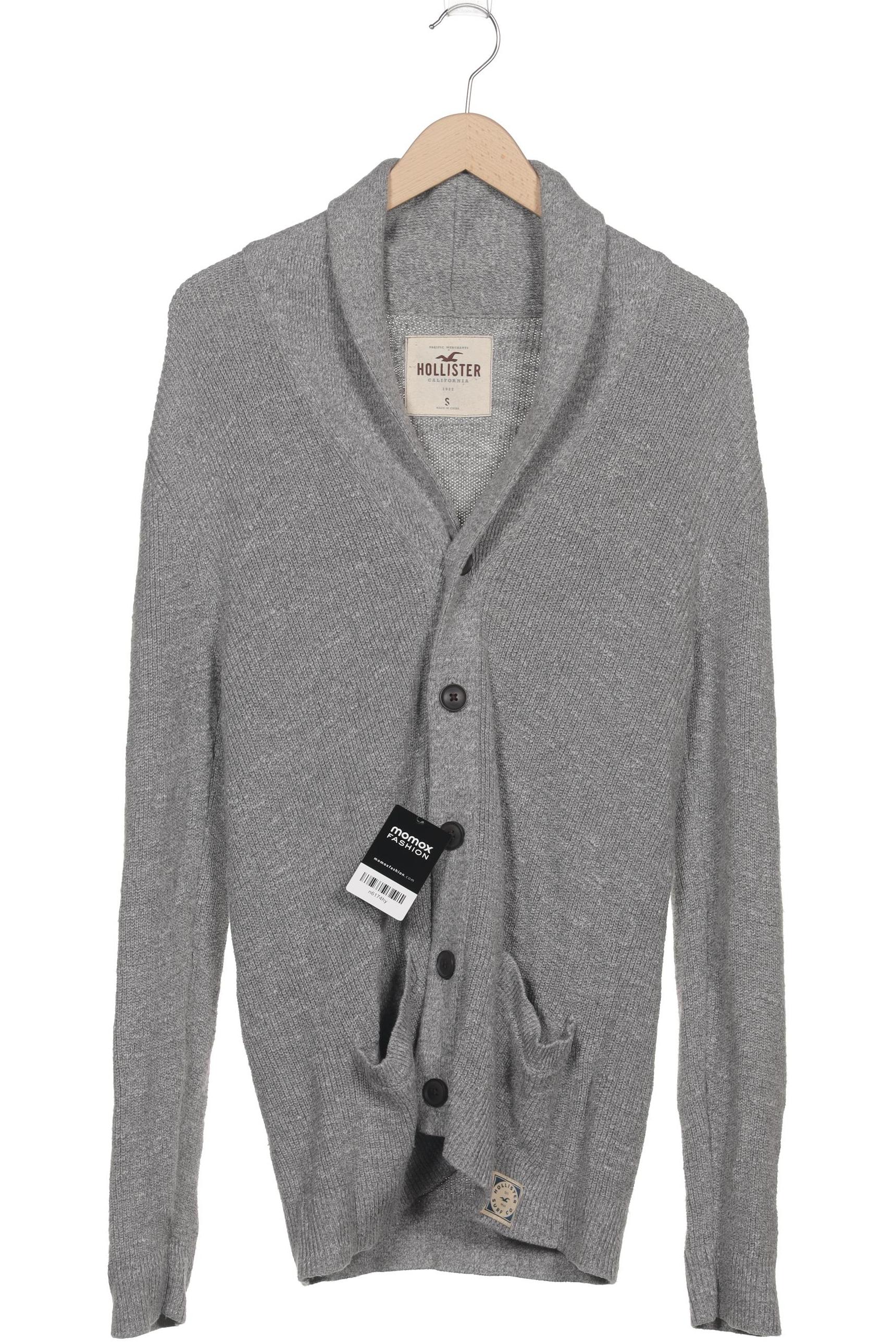 

Hollister Herren Strickjacke, grau, Gr. 46