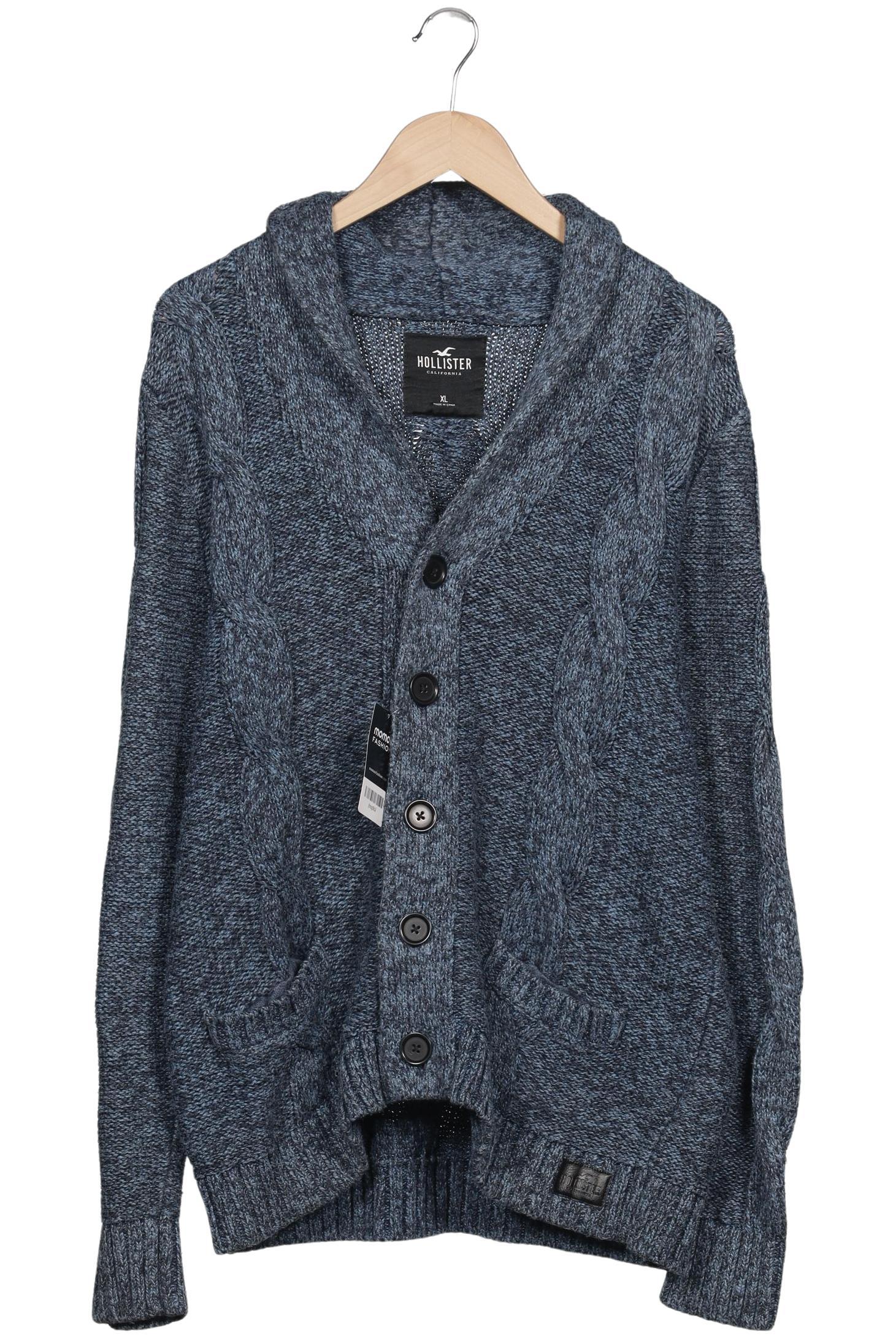 

Hollister Herren Strickjacke, blau, Gr. 54