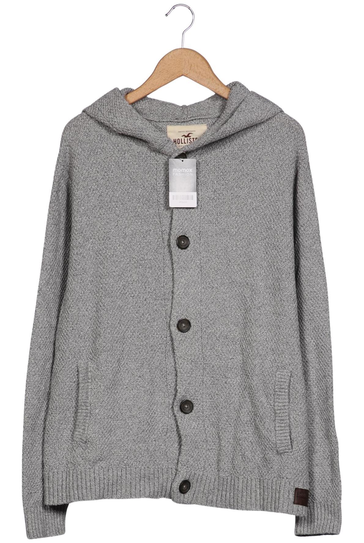 

Hollister Herren Strickjacke, grau, Gr. 48