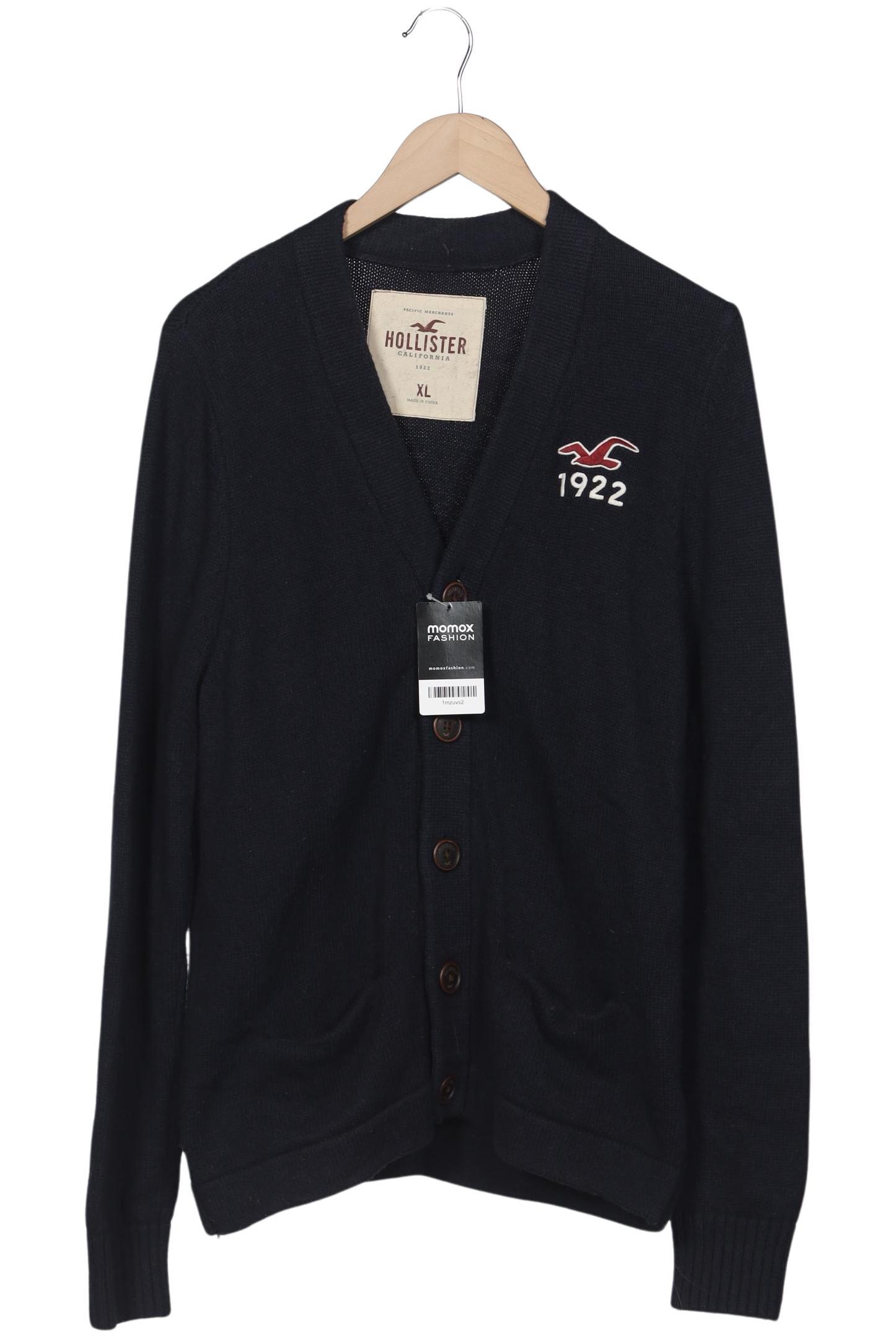 Thumbnail - Hollister Herren Strickjacke, marineblau, Gr. 54