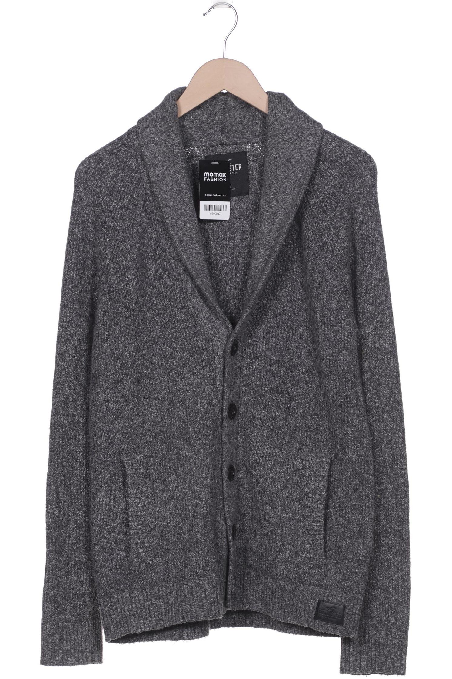 

Hollister Herren Strickjacke, grau, Gr. 48