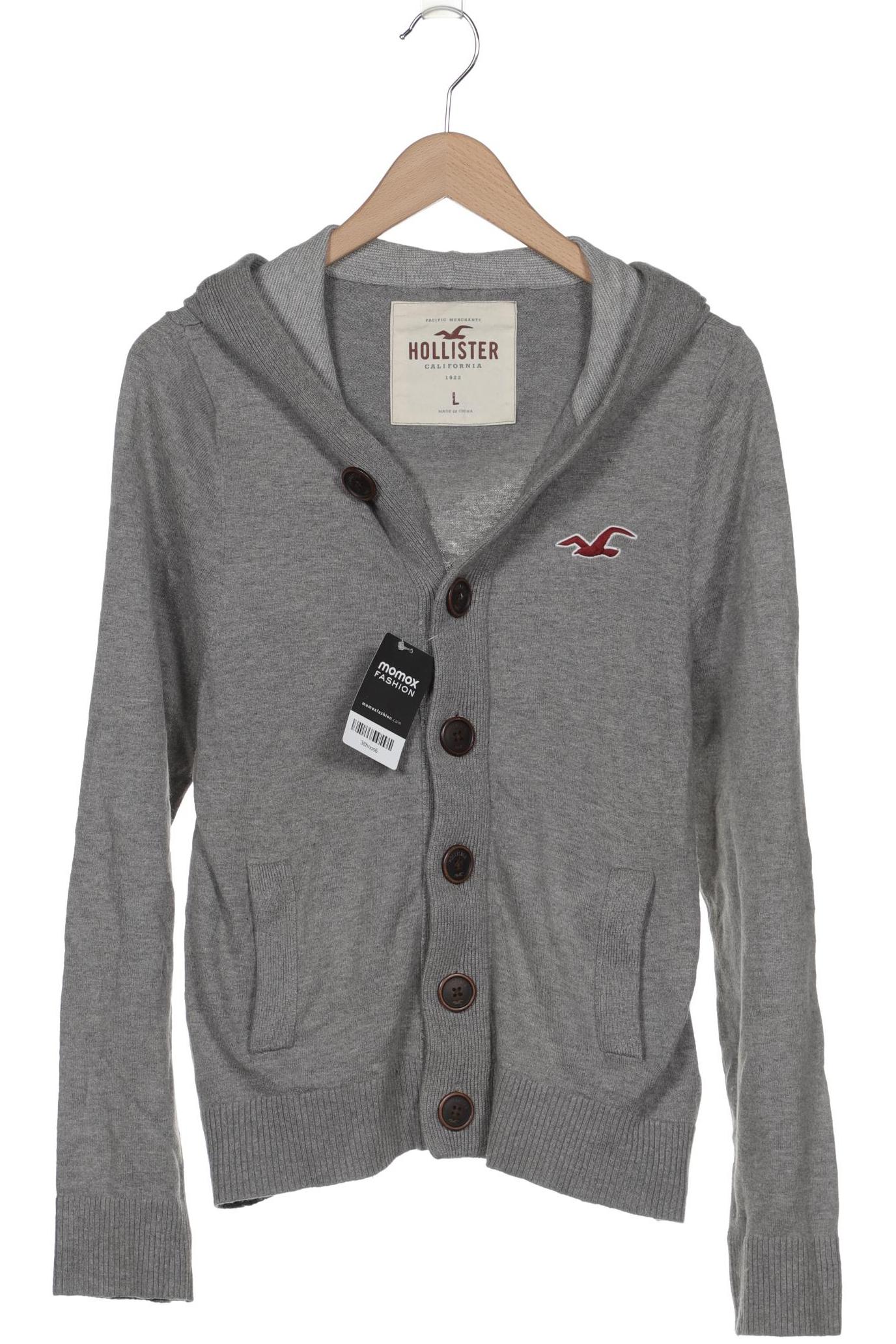 

Hollister Herren Strickjacke, grau, Gr. 52