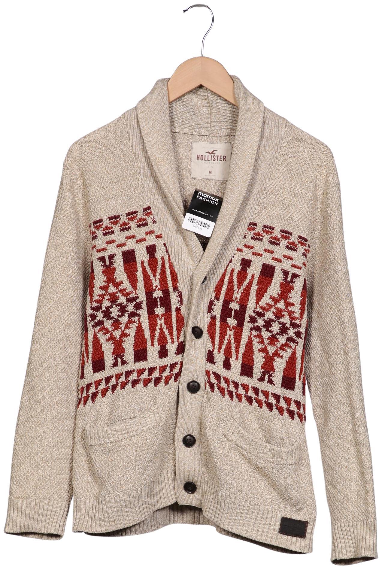 

Hollister Herren Strickjacke, beige, Gr. 48