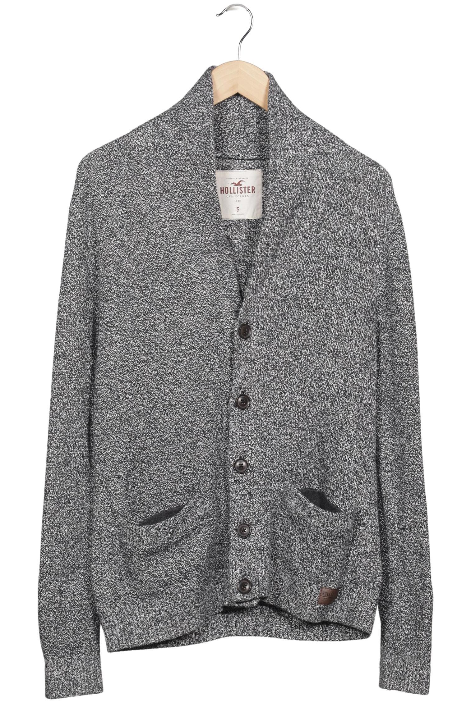 

Hollister Herren Strickjacke, grau, Gr. 46