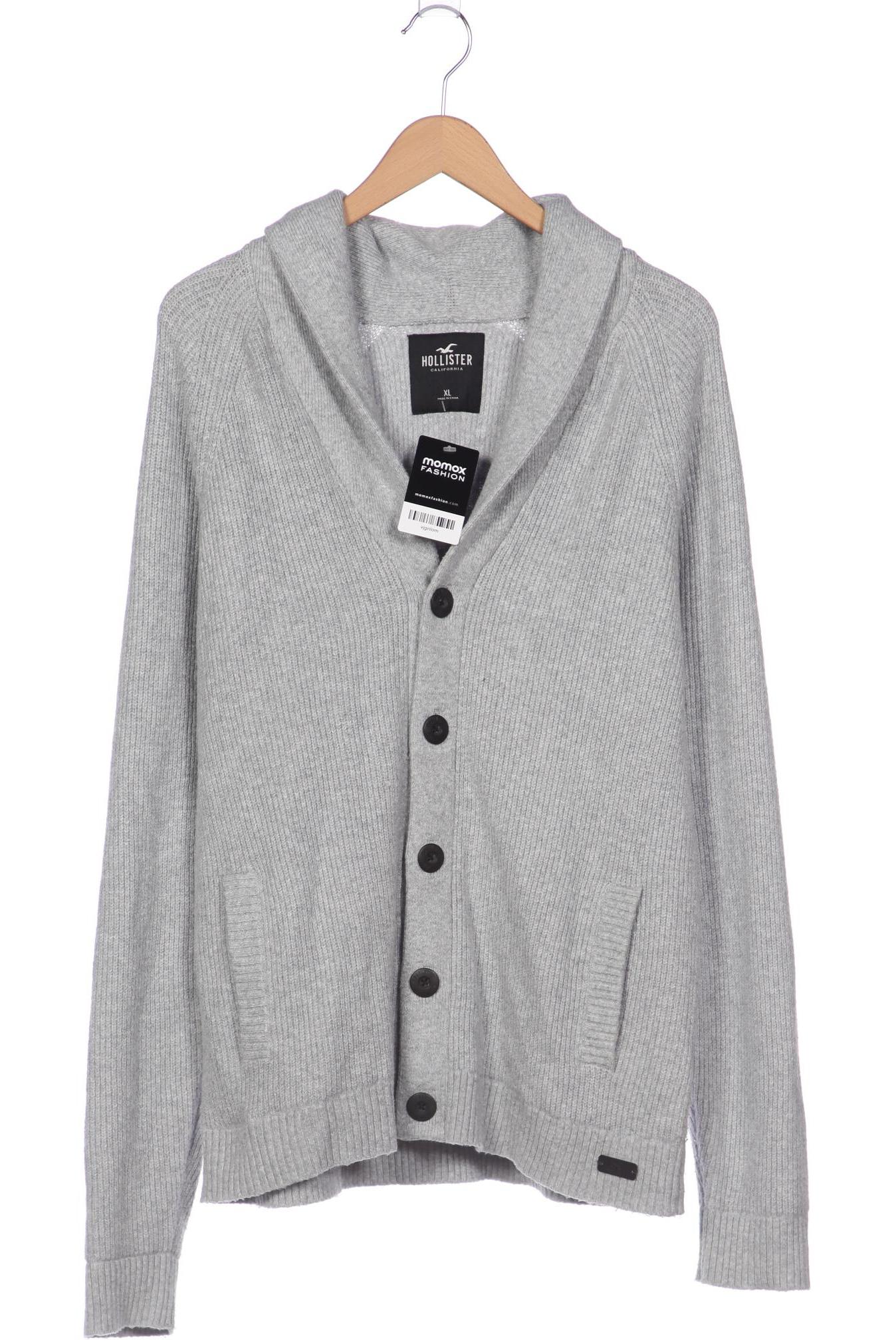 

Hollister Herren Strickjacke, grau, Gr. 54