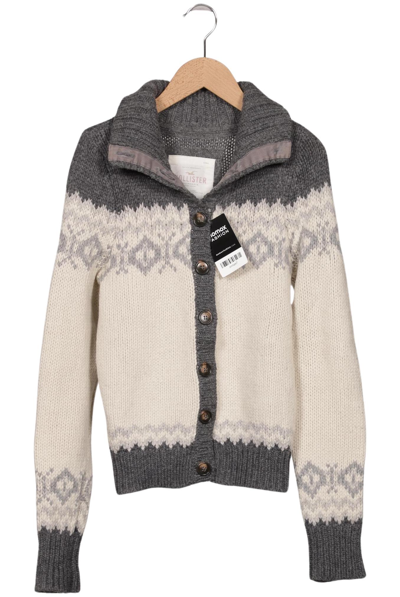 

Hollister Herren Strickjacke, cremeweiß, Gr. 52