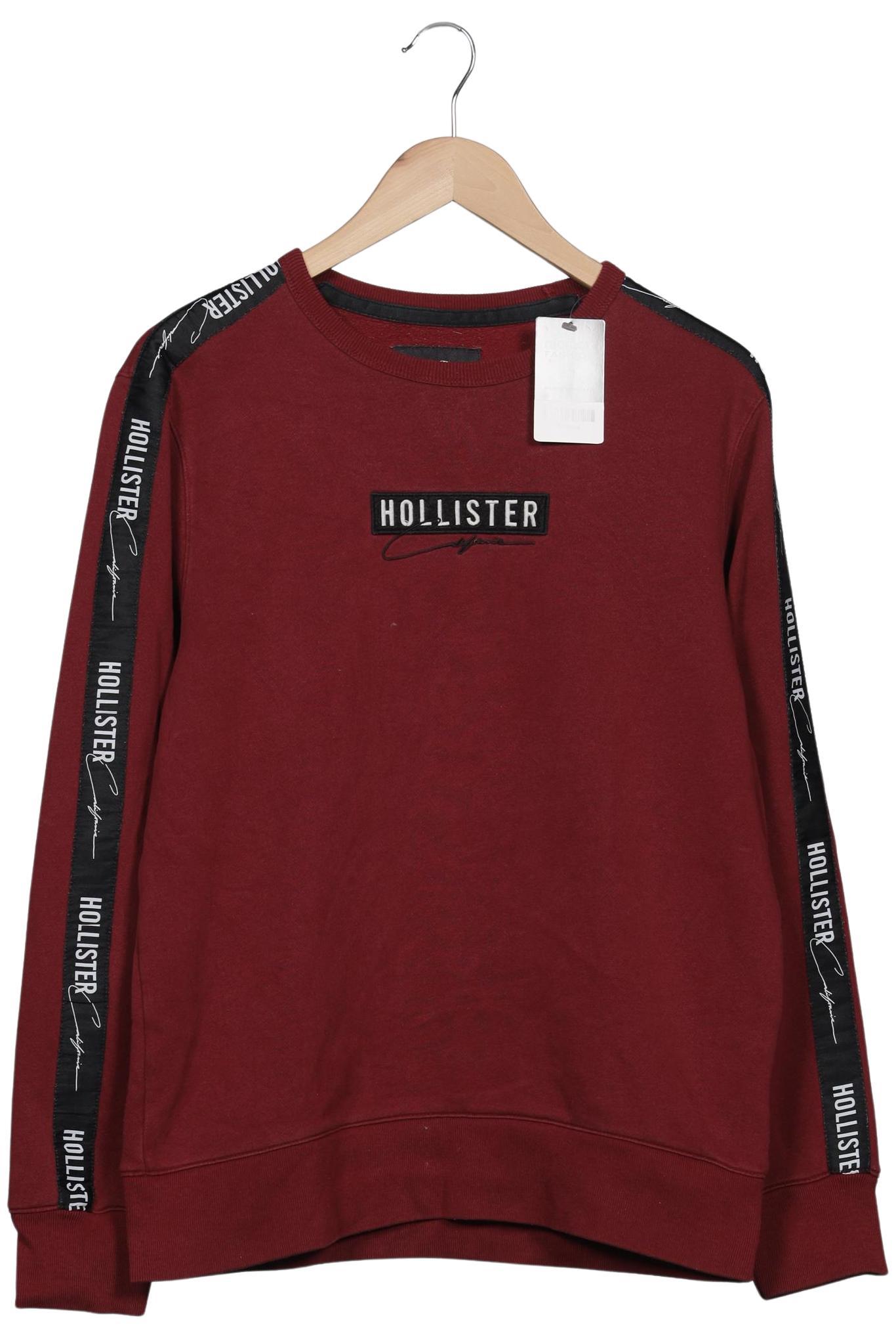 

Hollister Herren Sweatshirt, bordeaux, Gr. 48