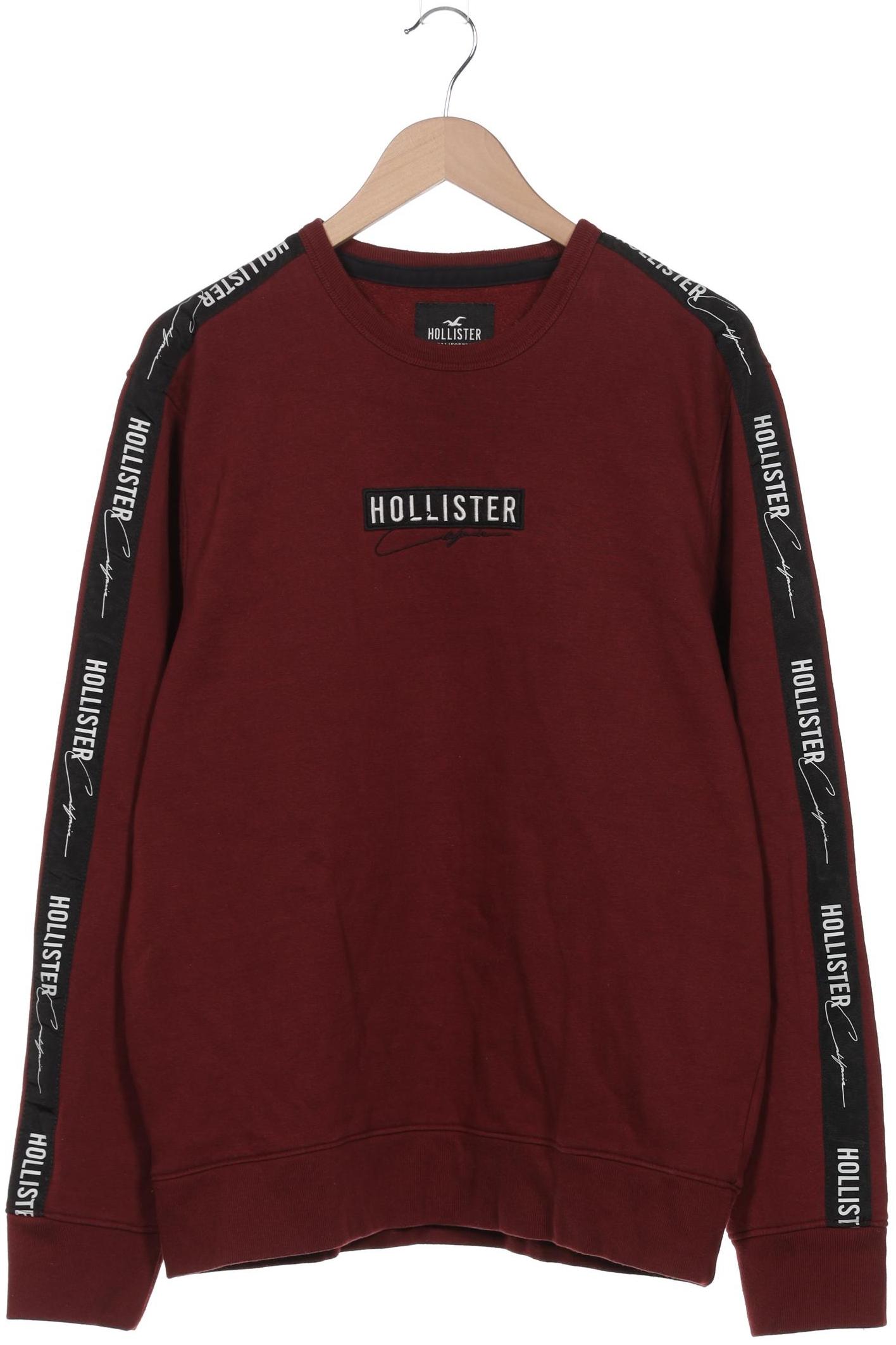 

Hollister Herren Sweatshirt, bordeaux, Gr. 54