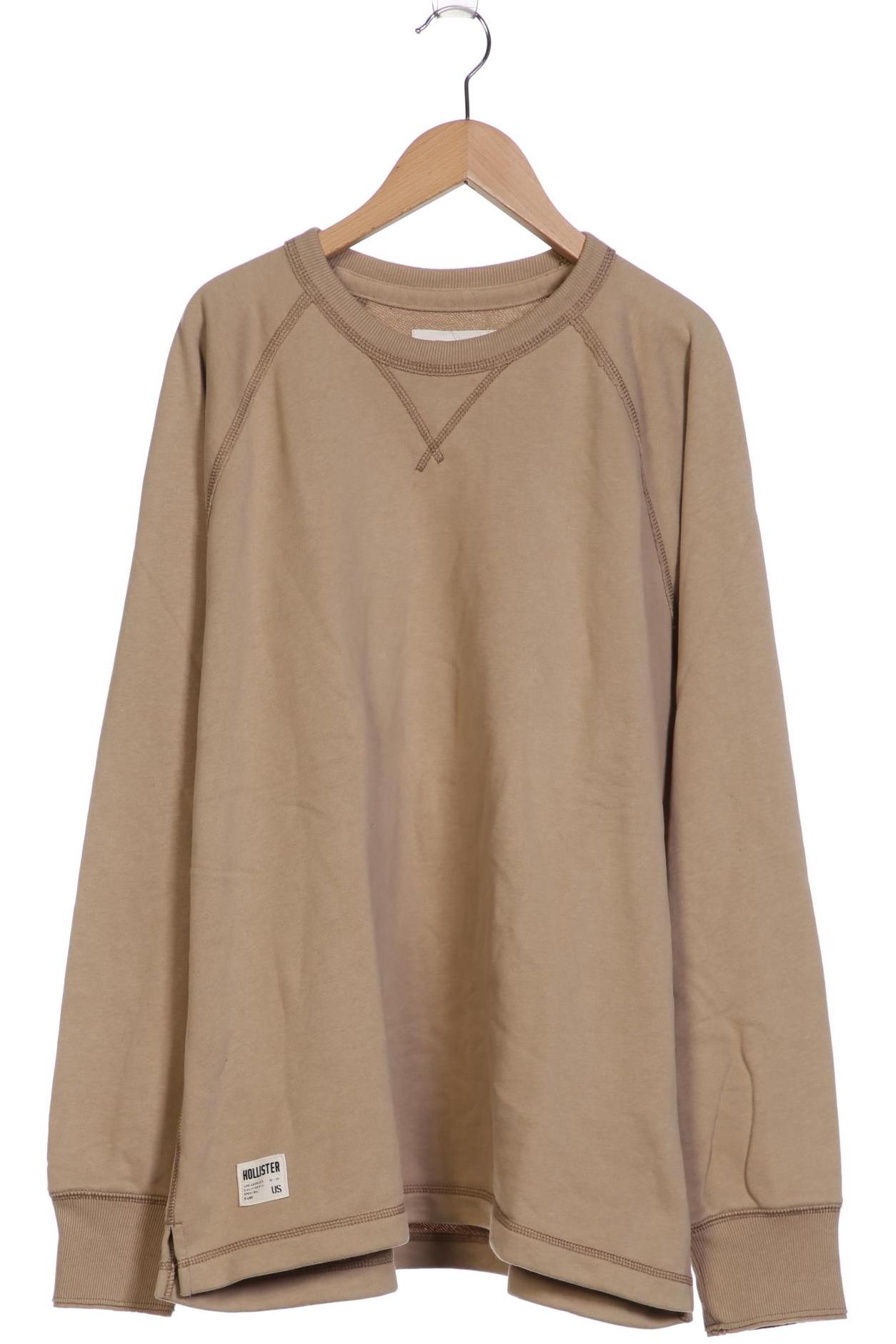 

Hollister Herren Sweatshirt, beige, Gr. 48