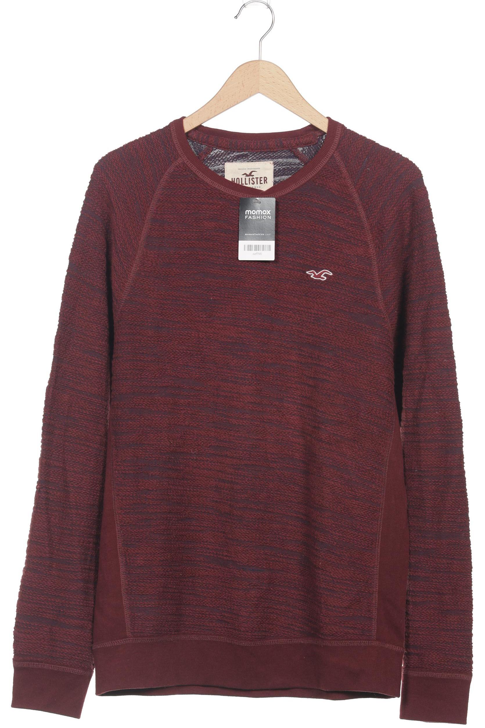 

Hollister Herren Sweatshirt, bordeaux, Gr. 52