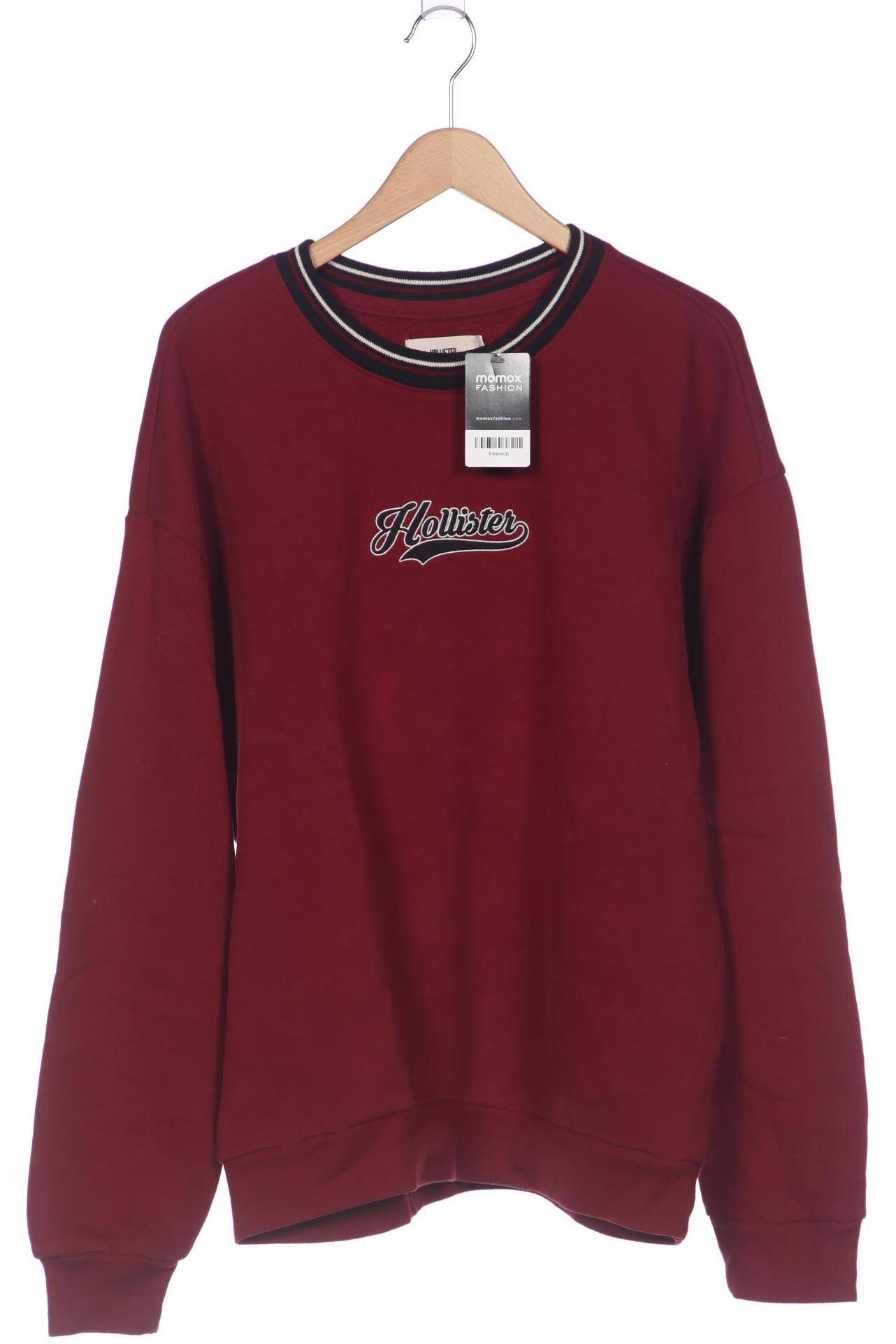 

Hollister Herren Sweatshirt, bordeaux, Gr. 54