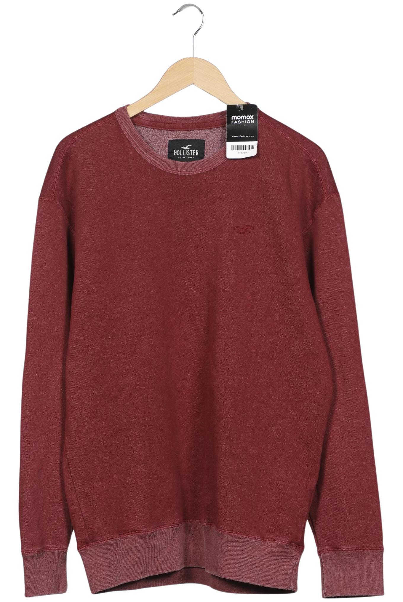 

Hollister Herren Sweatshirt, bordeaux, Gr. 54