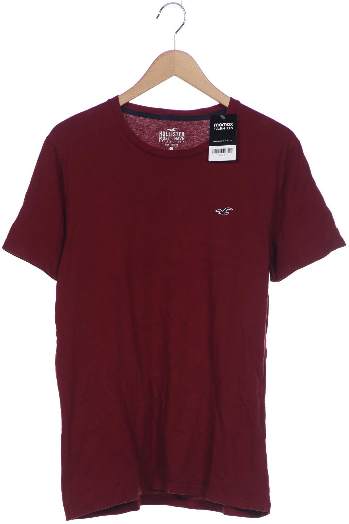 

Hollister Herren T-Shirt, bordeaux, Gr. 52
