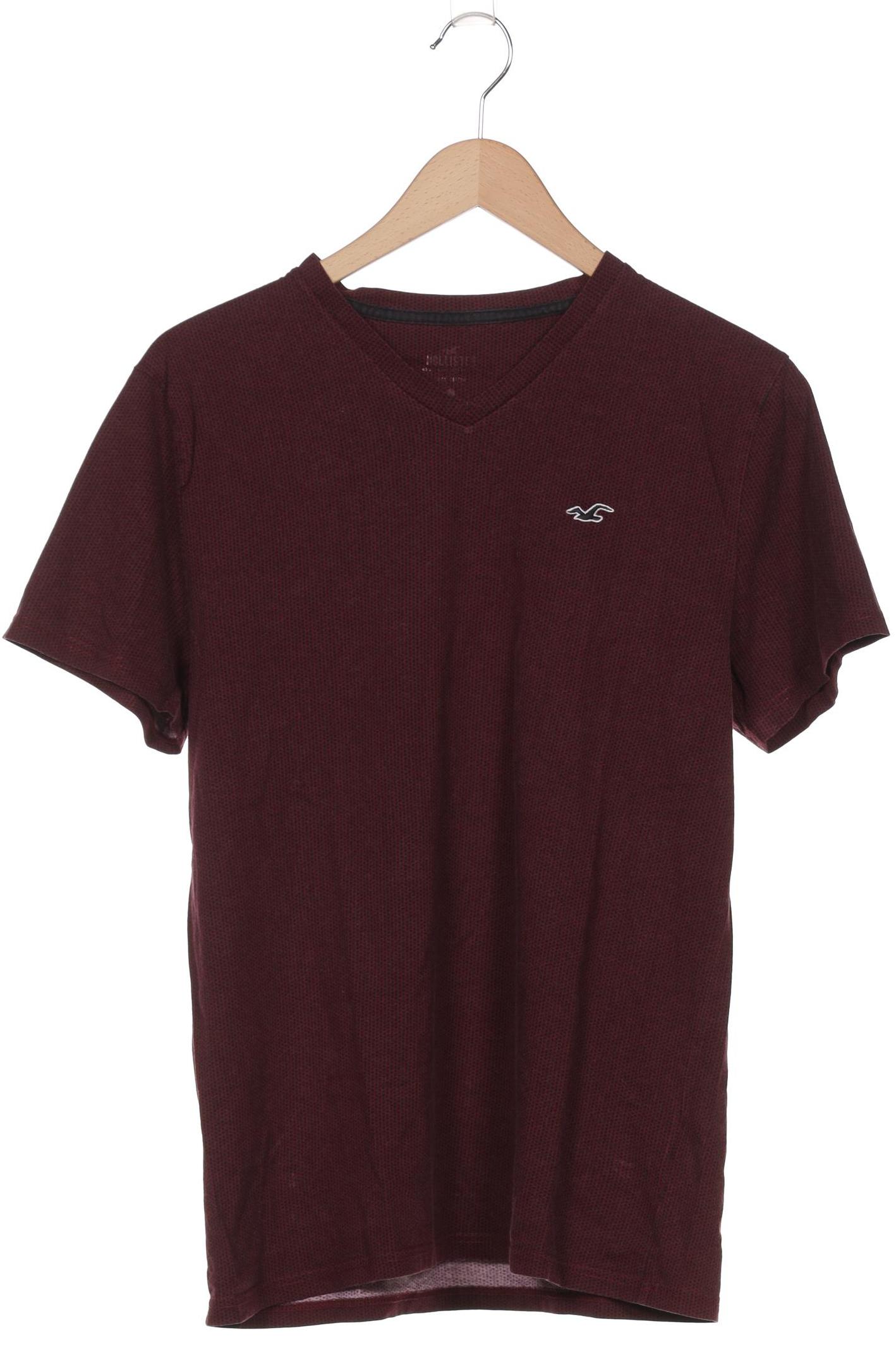 

Hollister Herren T-Shirt, bordeaux, Gr. 52