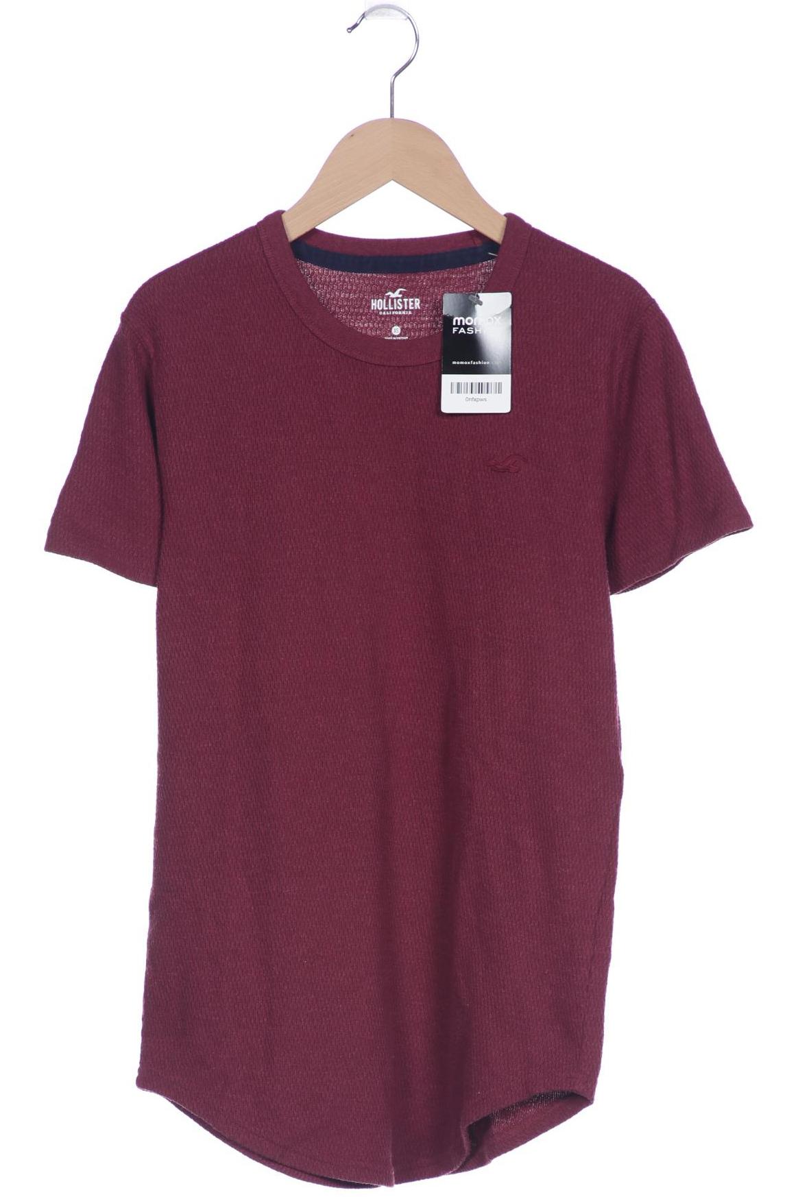 

Hollister Herren T-Shirt, bordeaux, Gr. 44