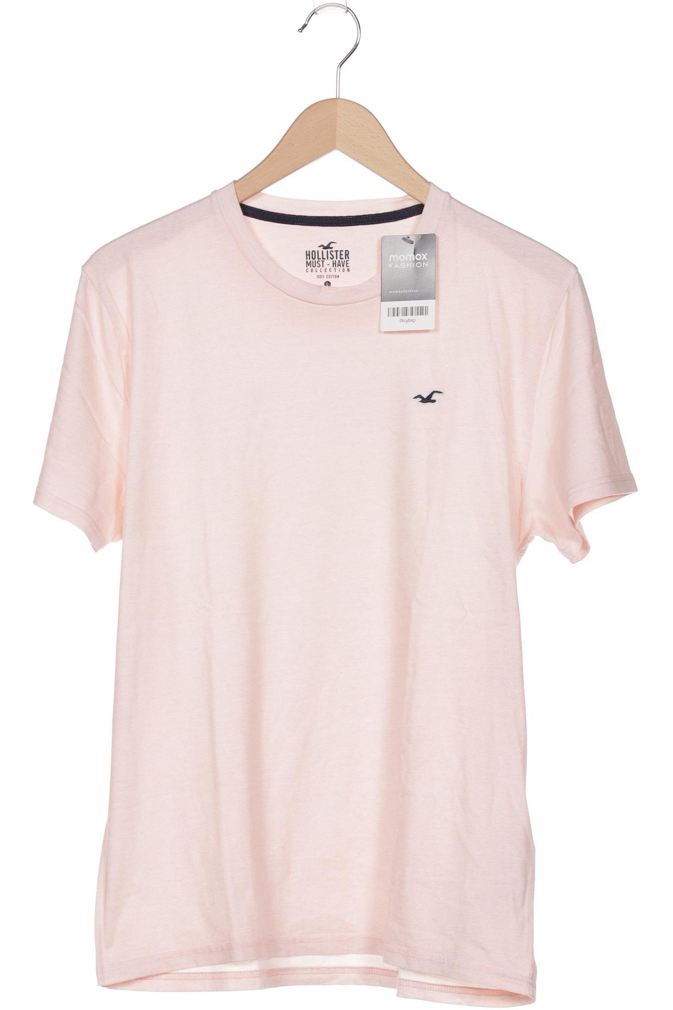 

Hollister Herren T-Shirt, pink, Gr. 52