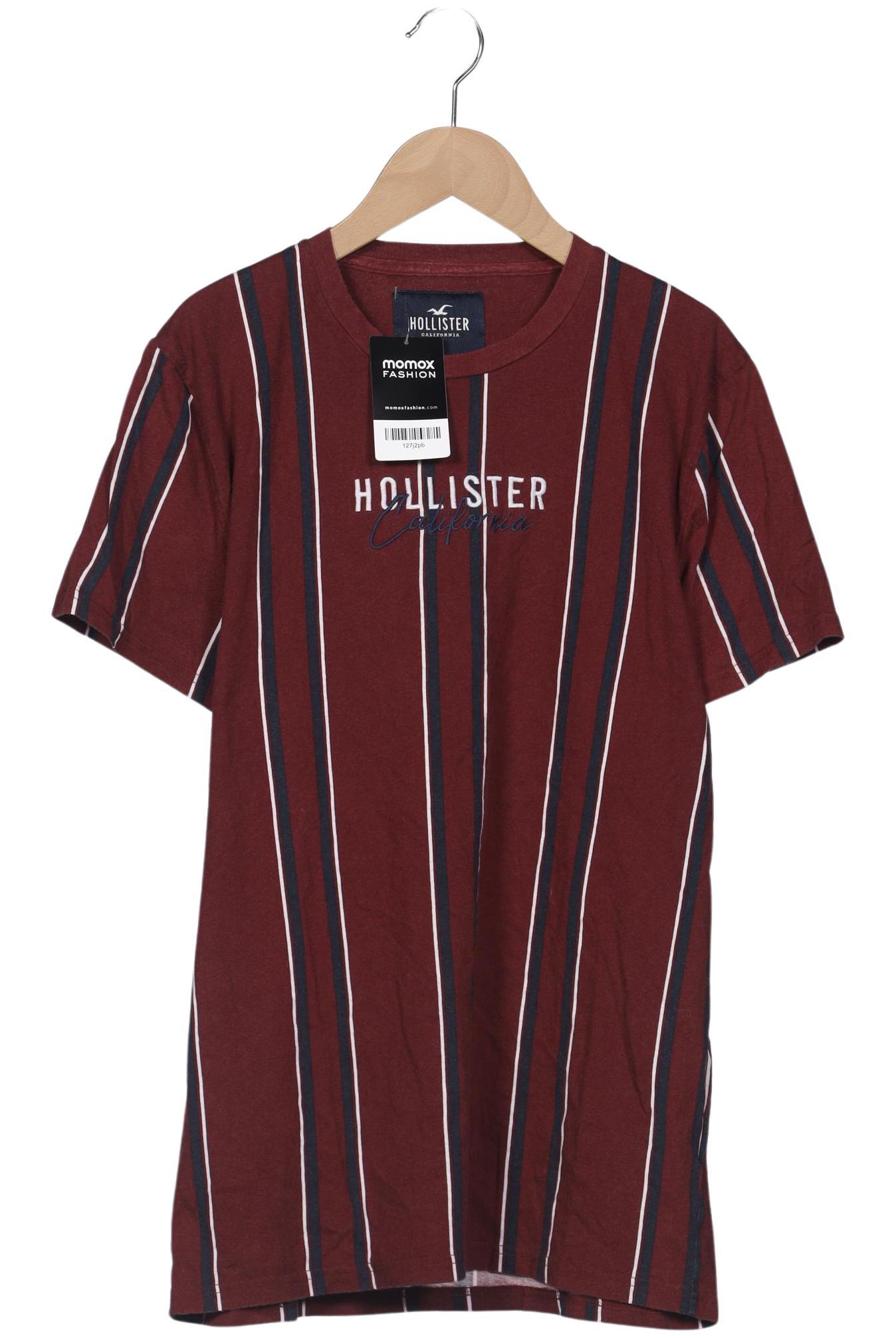 

Hollister Herren T-Shirt, bordeaux, Gr. 48
