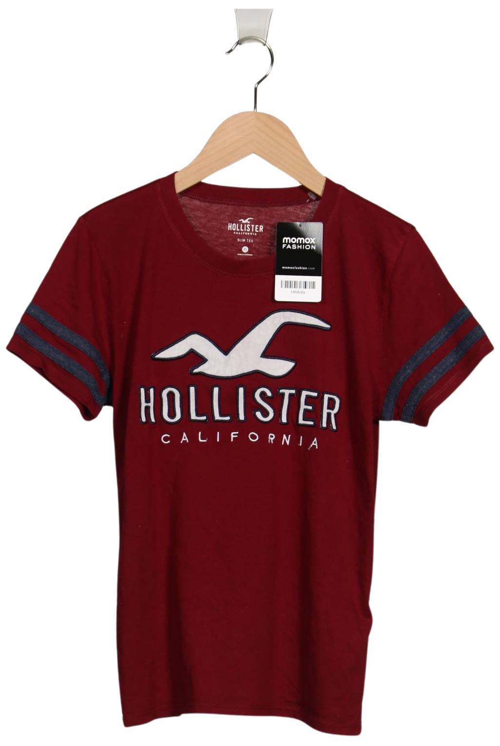 

Hollister Herren T-Shirt, bordeaux, Gr. 44