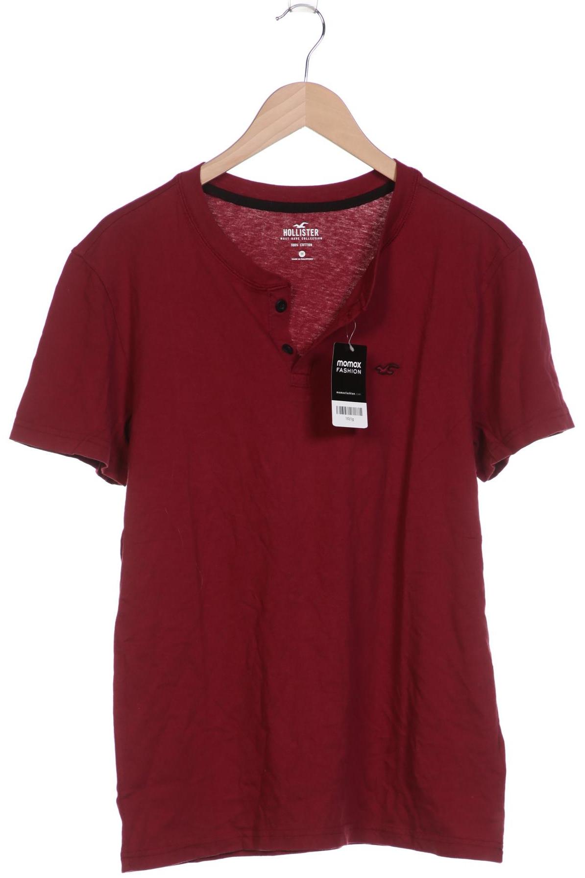 

Hollister Herren T-Shirt, bordeaux, Gr. 48
