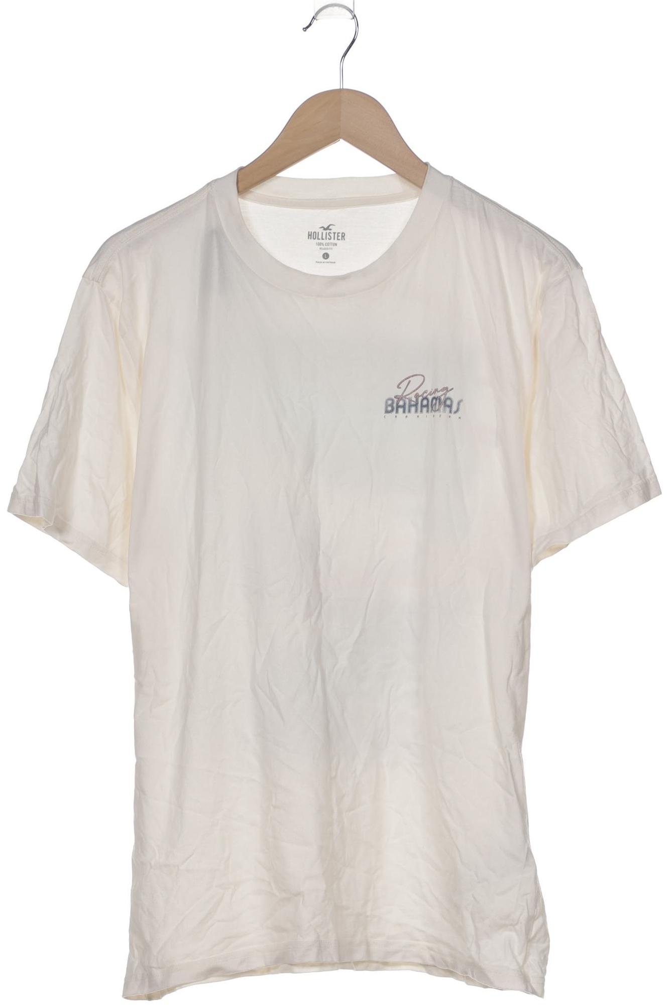 

Hollister Herren T-Shirt, cremeweiß, Gr. 52