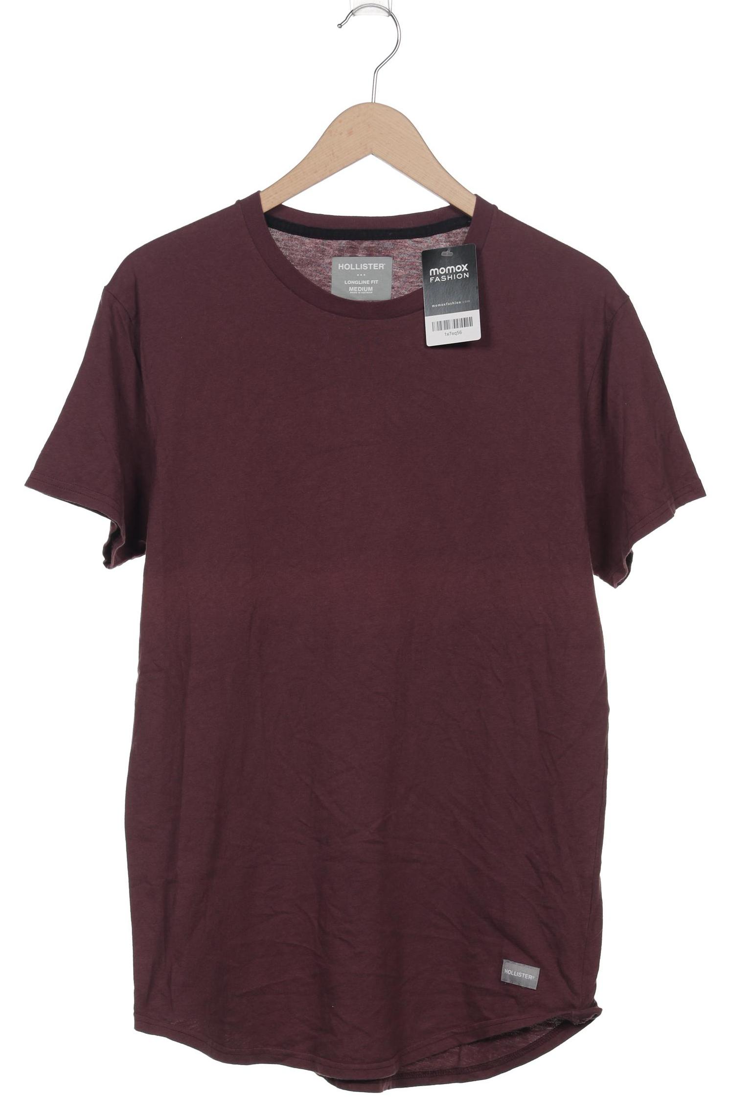 

Hollister Herren T-Shirt, bordeaux, Gr. 48