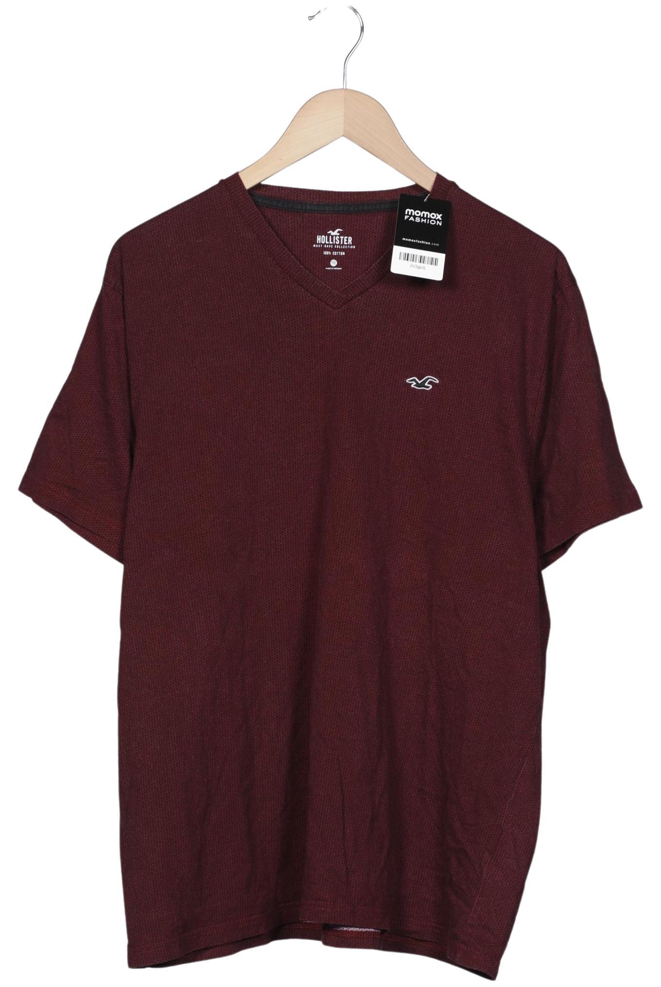 

Hollister Herren T-Shirt, bordeaux, Gr. 56