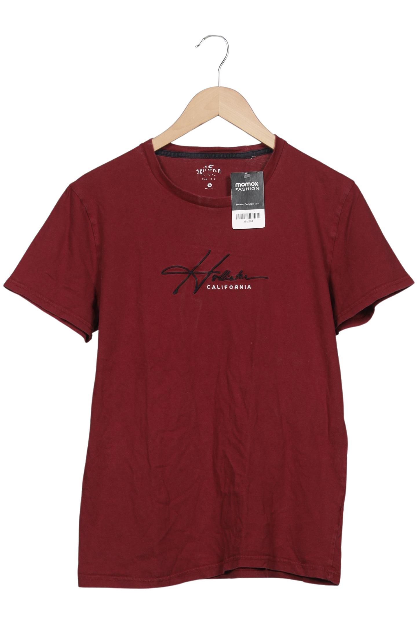 

Hollister Herren T-Shirt, bordeaux, Gr. 52