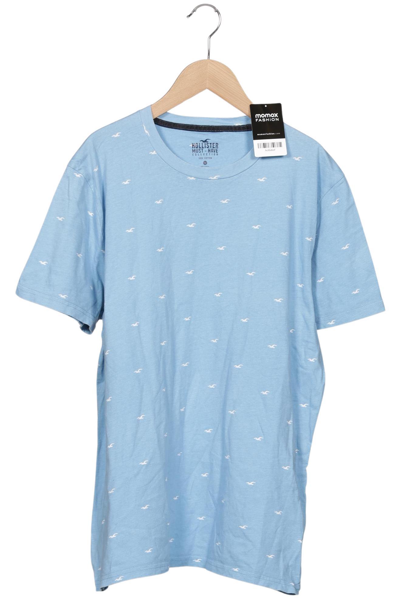 

Hollister Herren T-Shirt, blau, Gr. 52