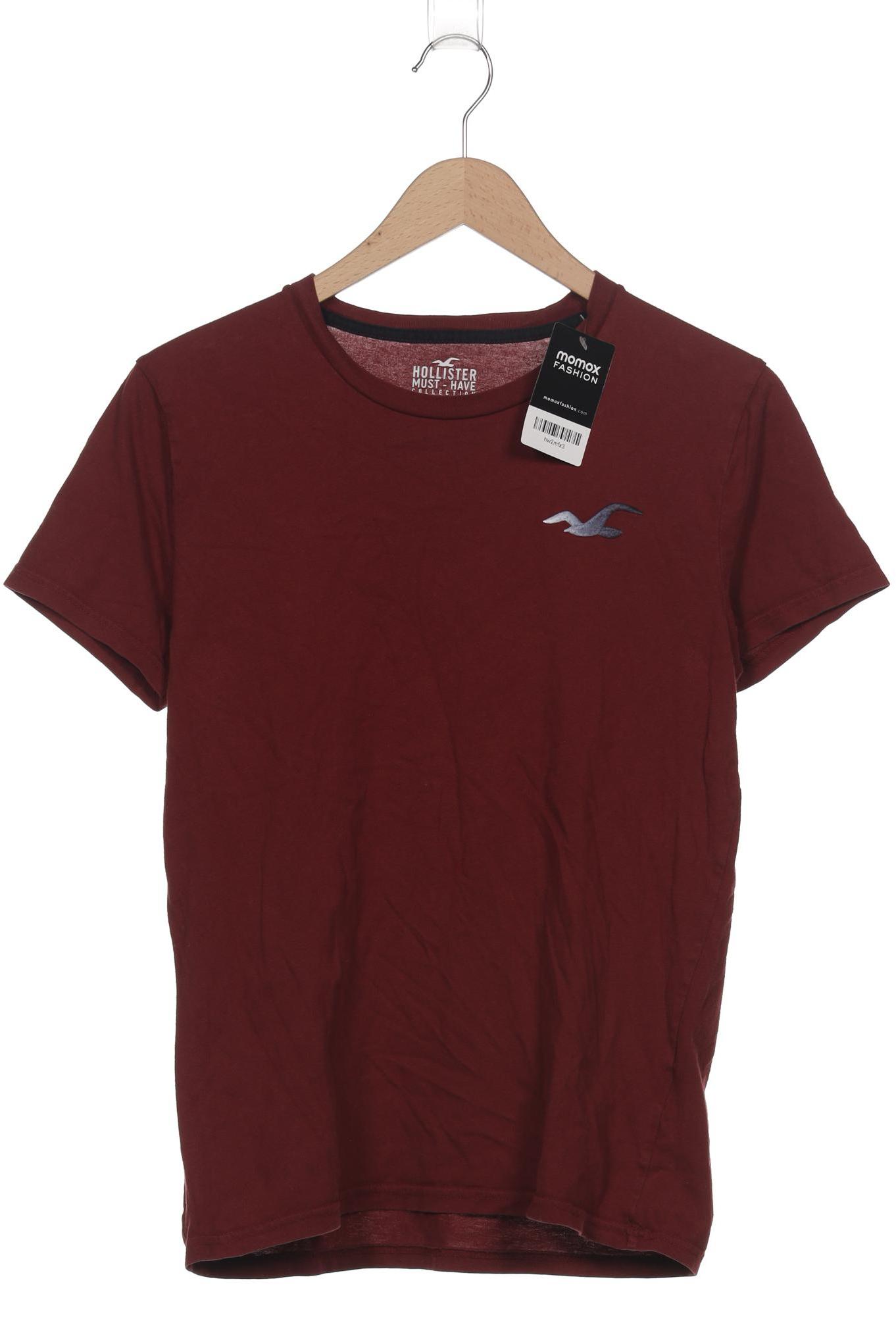

Hollister Herren T-Shirt, bordeaux, Gr. 46