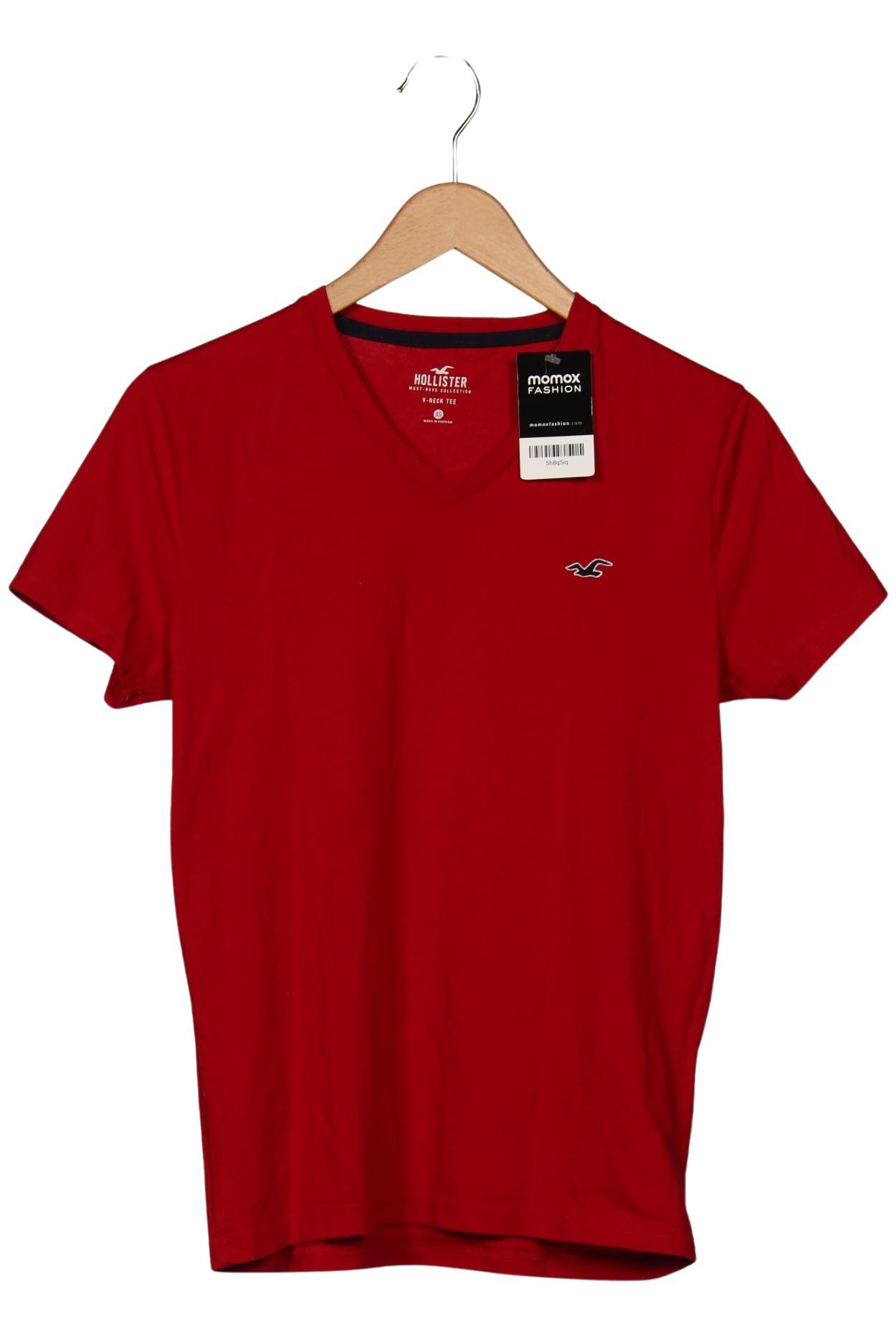 

Hollister Herren T-Shirt, bordeaux, Gr. 44