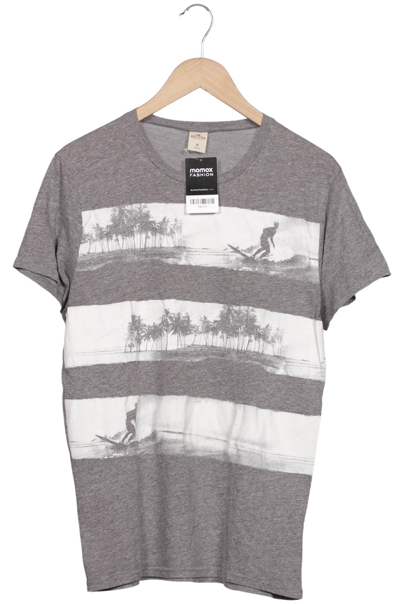 

Hollister Herren T-Shirt, grau, Gr. 48