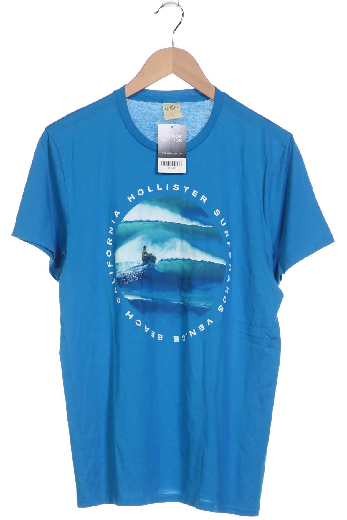 

Hollister Herren T-Shirt, blau, Gr. 52