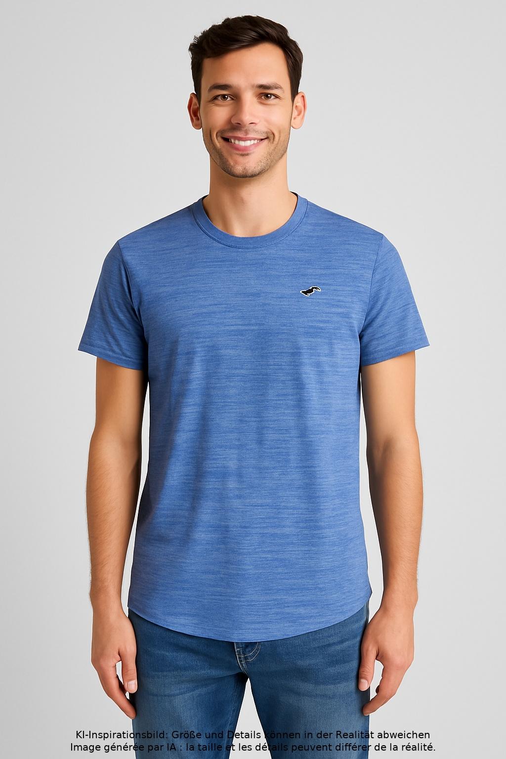 

Hollister Herren T-Shirt, blau, Gr. 48