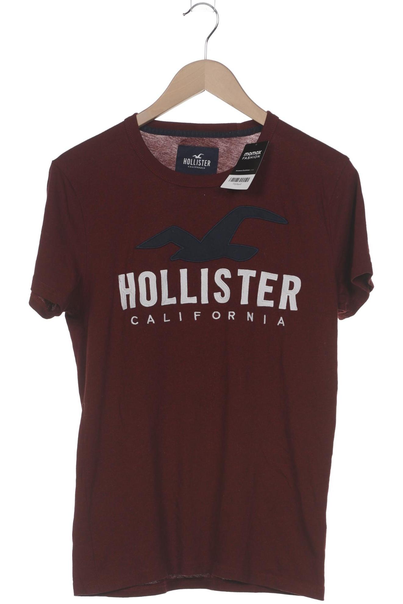 

Hollister Herren T-Shirt, bordeaux, Gr. 46