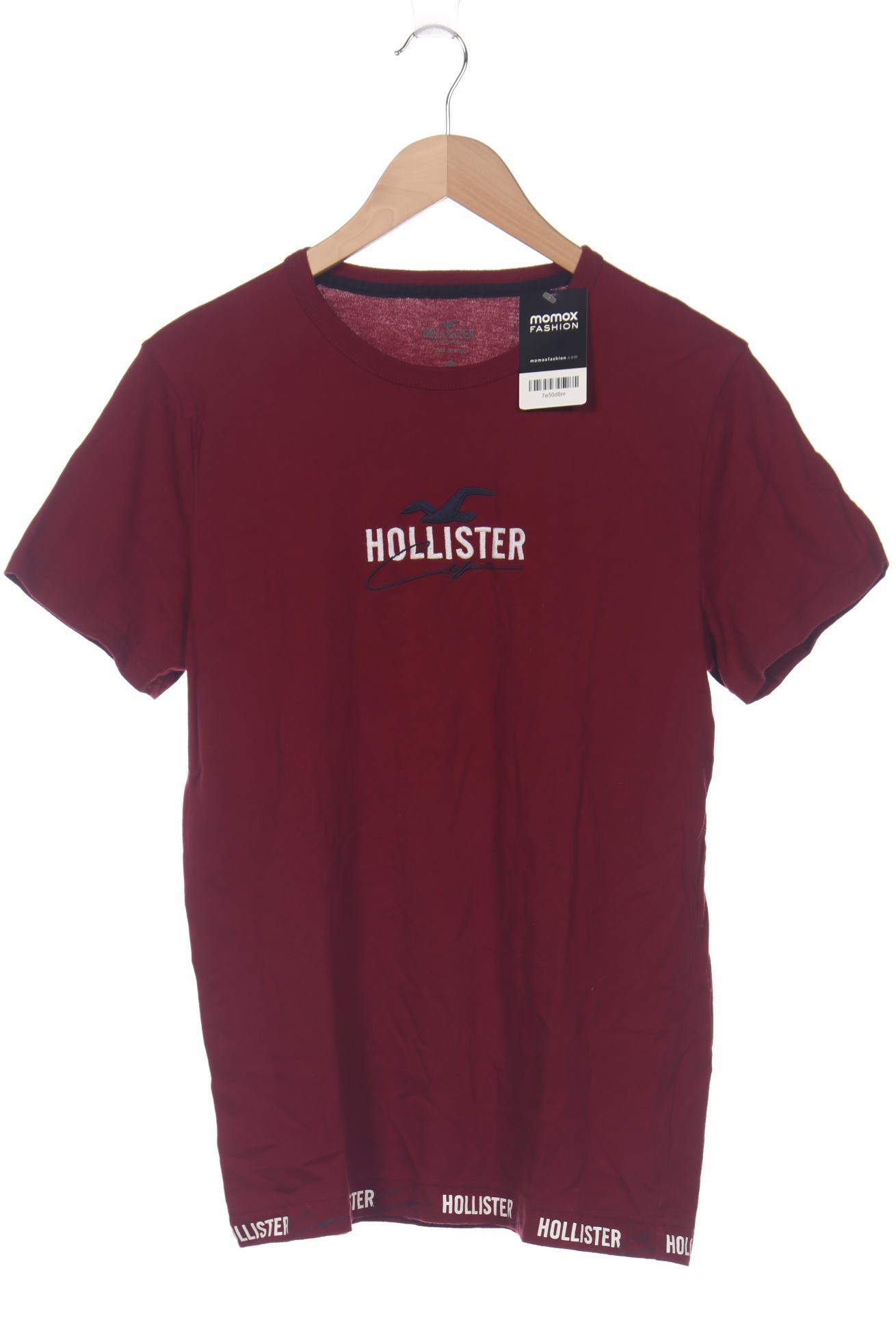 

Hollister Herren T-Shirt, bordeaux, Gr. 48