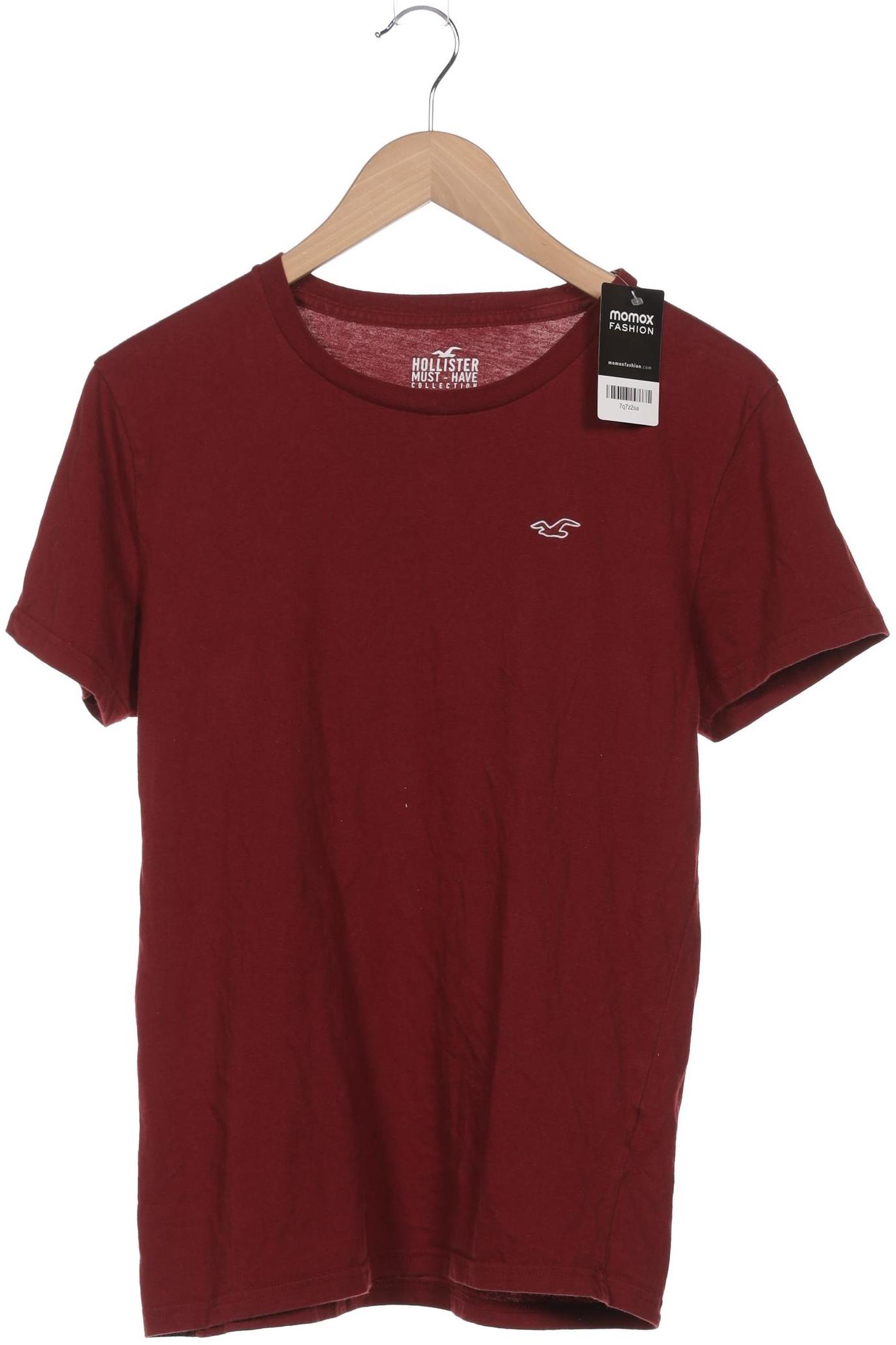 

Hollister Herren T-Shirt, bordeaux, Gr. 46