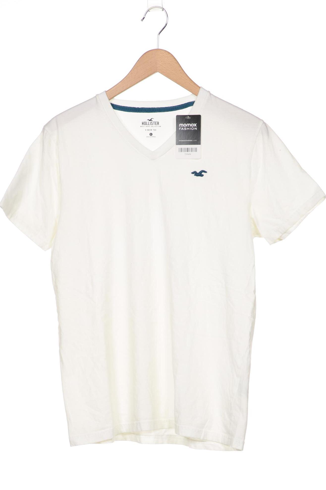 

Hollister Herren T-Shirt, cremeweiß, Gr. 52