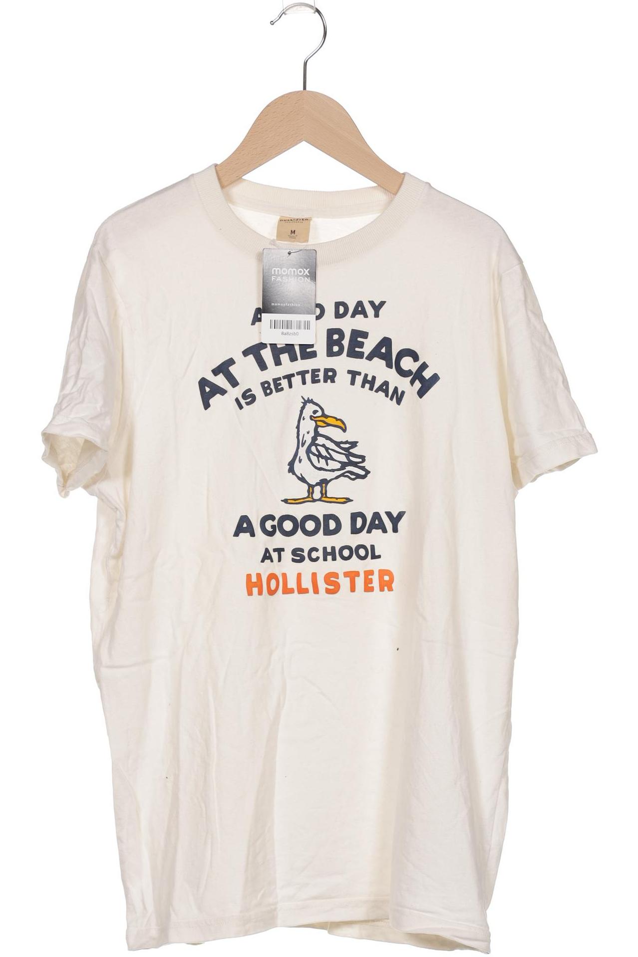 

Hollister Herren T-Shirt, cremeweiß, Gr. 48