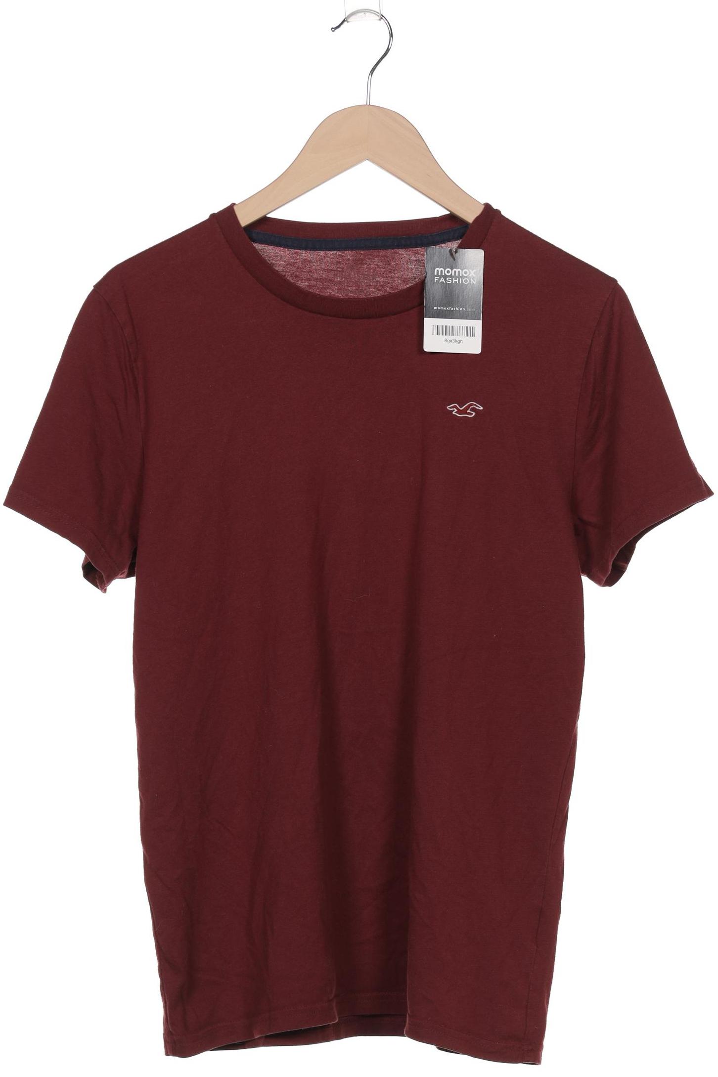 

Hollister Herren T-Shirt, bordeaux, Gr. 48