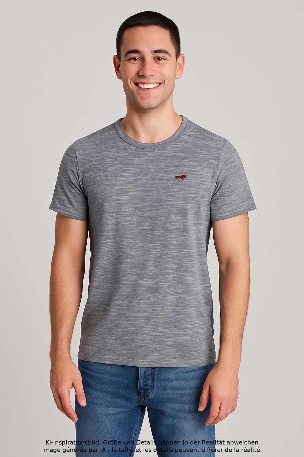 

Hollister Herren T-Shirt, grau, Gr. 46