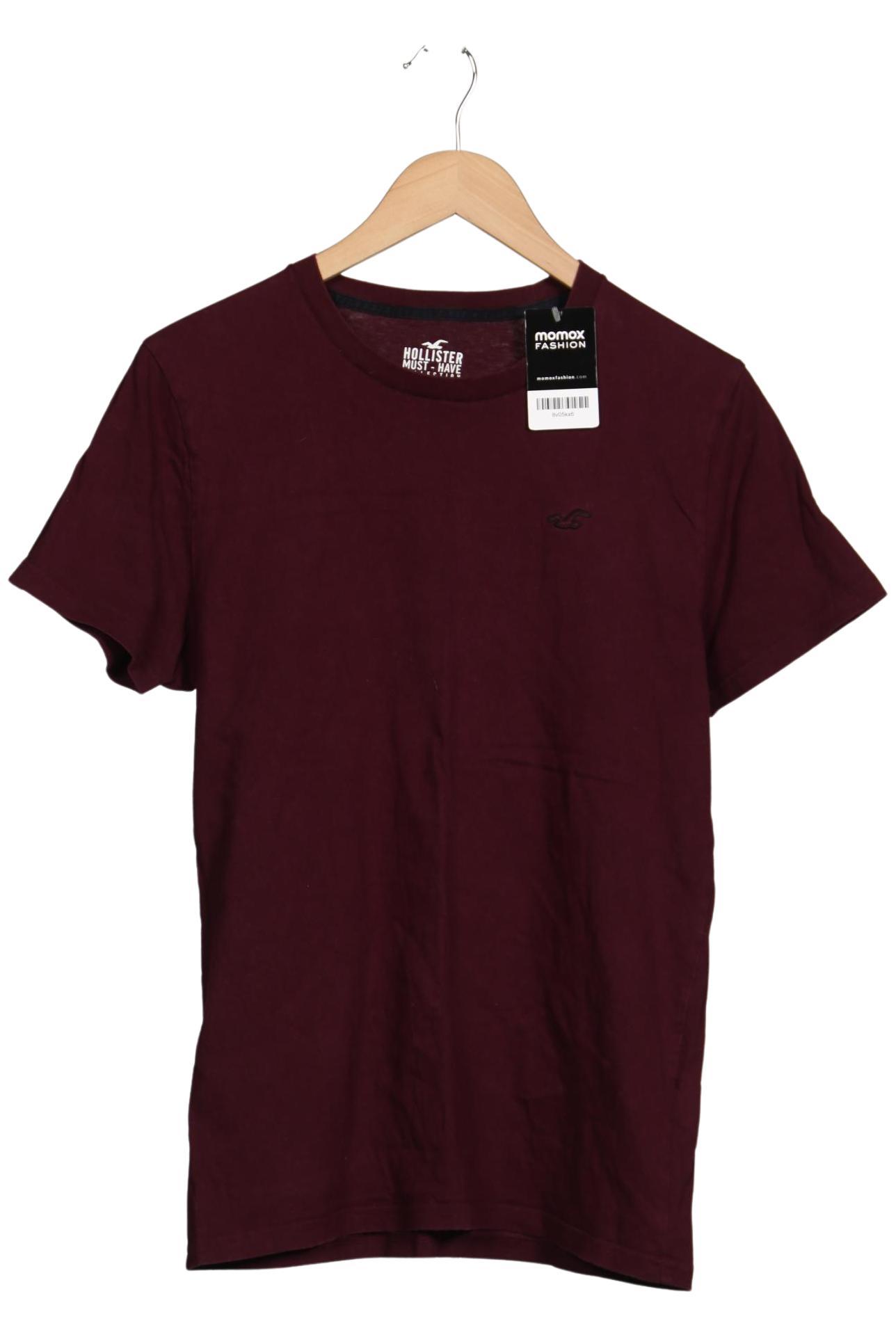 

Hollister Herren T-Shirt, bordeaux, Gr. 48