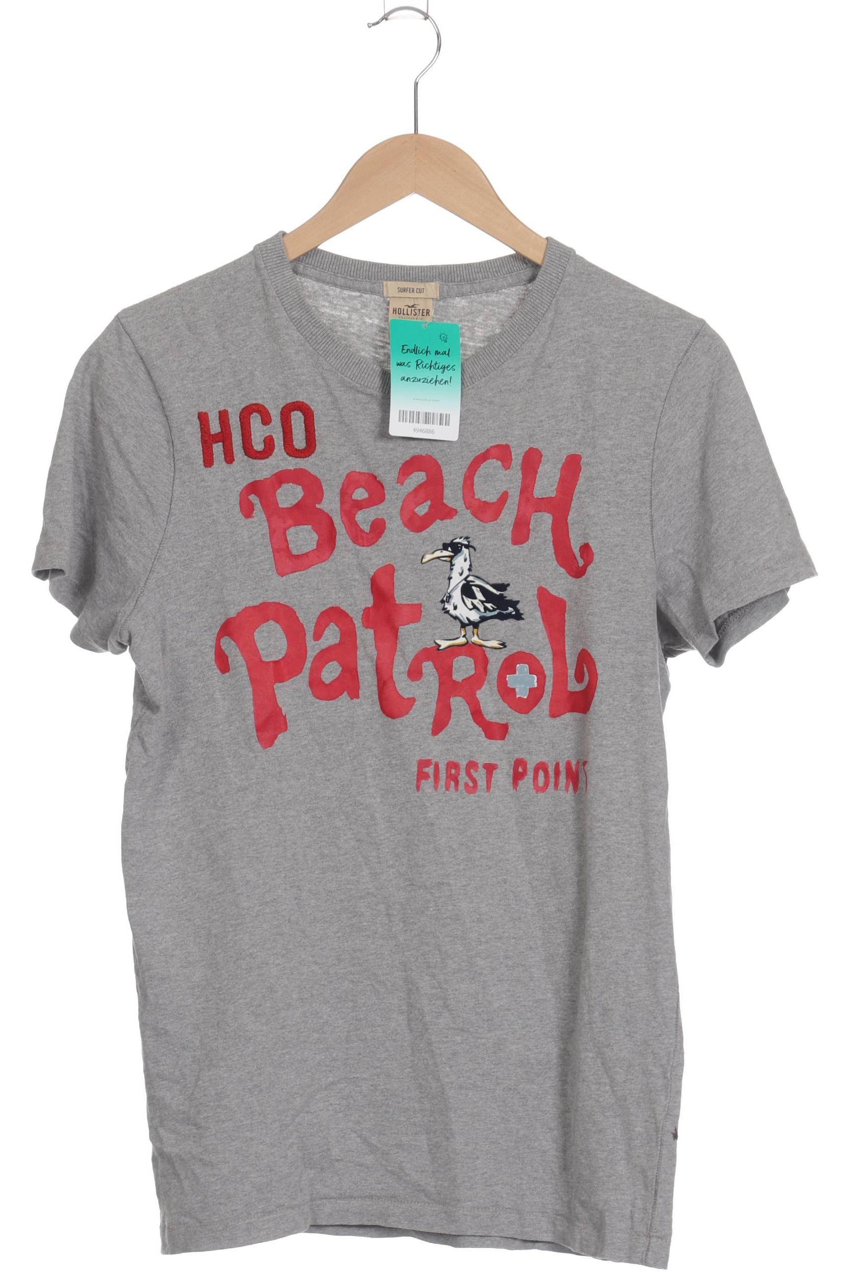 

Hollister Herren T-Shirt, grau, Gr. 48