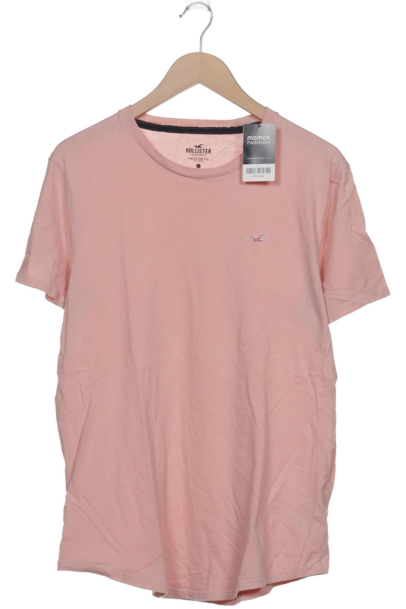 

Hollister Herren T-Shirt, pink, Gr. 52
