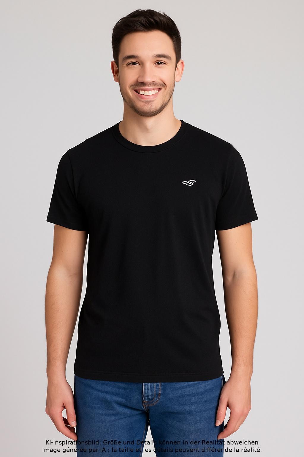 

Hollister Herren T-Shirt, schwarz, Gr. 48