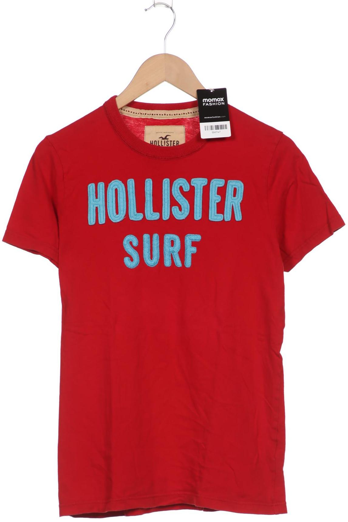 

Hollister Herren T-Shirt, rot, Gr. 48