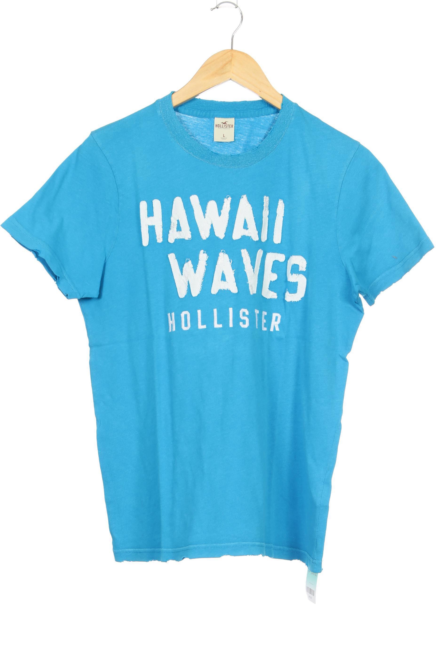

Hollister Herren T-Shirt, blau, Gr.