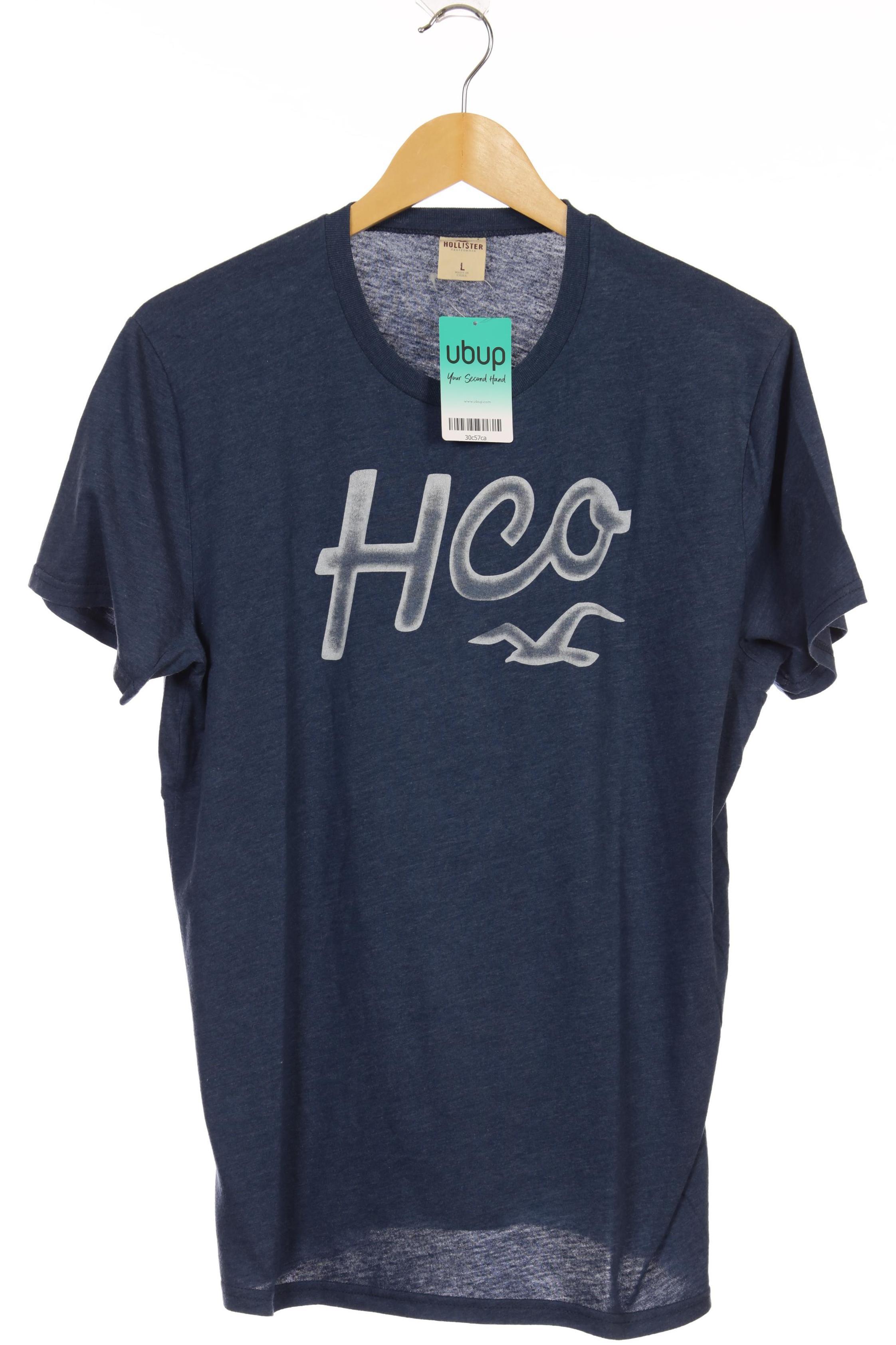 

Hollister Herren T-Shirt, blau, Gr.