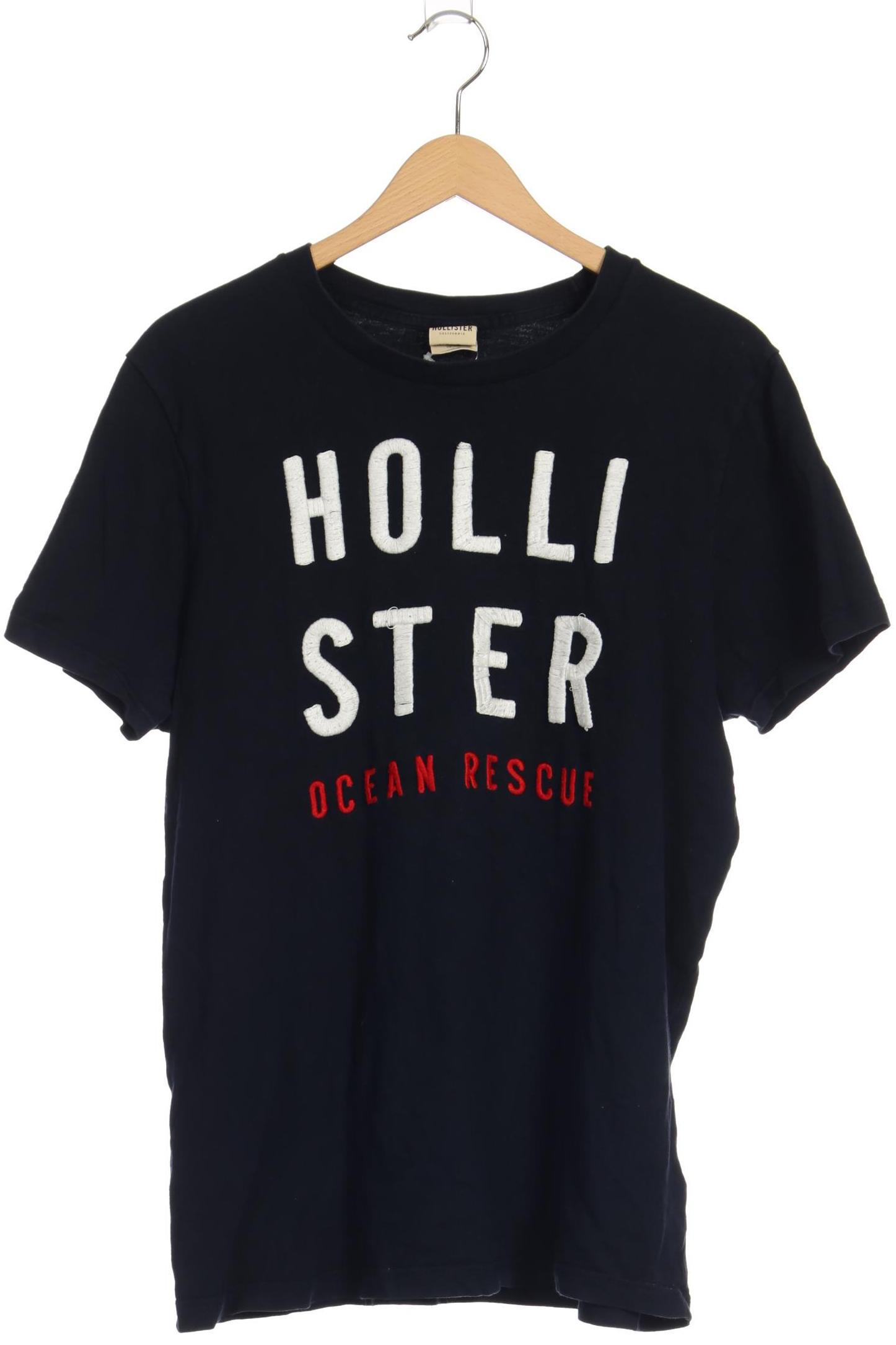 

Hollister Herren T-Shirt, blau, Gr.