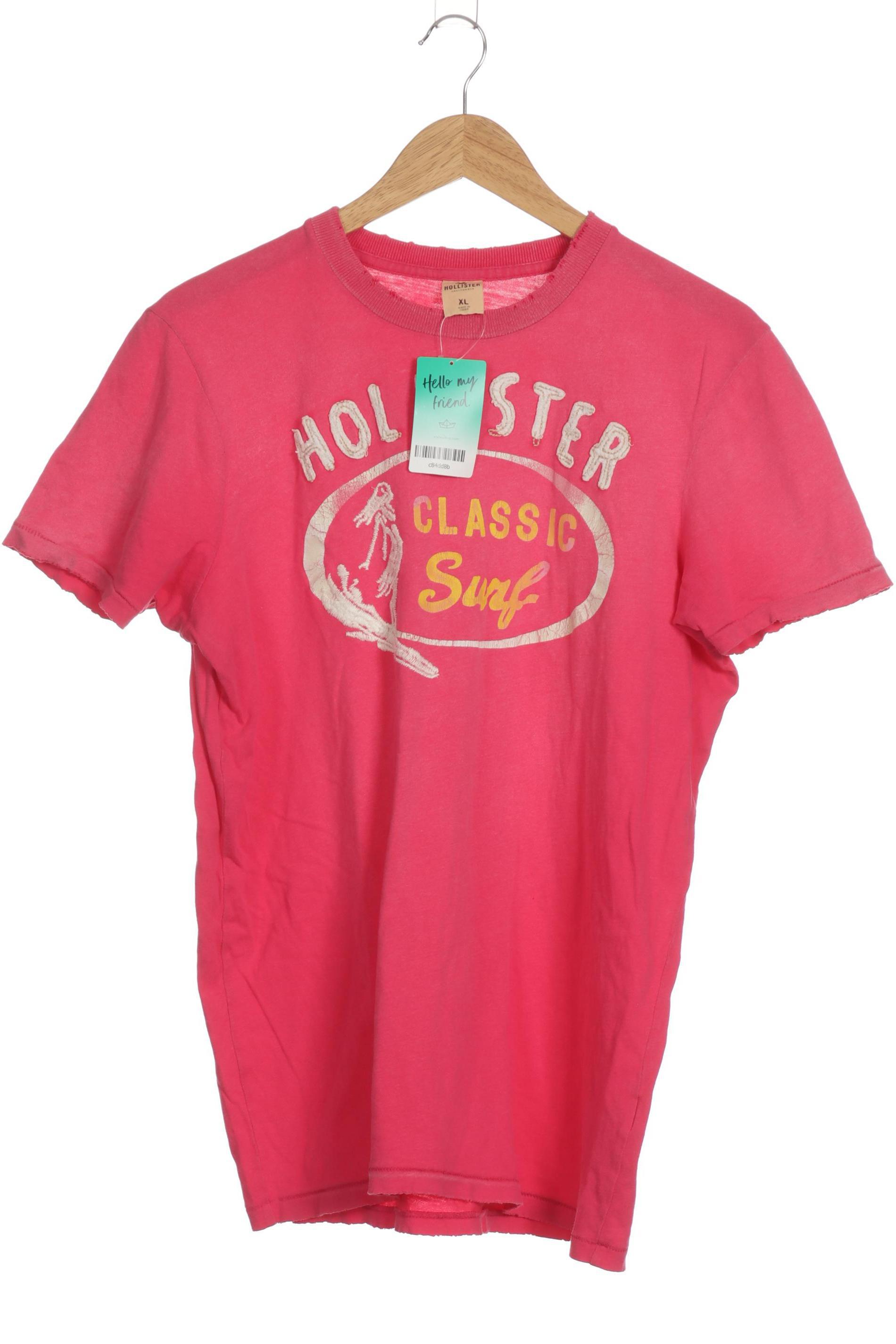 

Hollister Herren T-Shirt, pink, Gr.