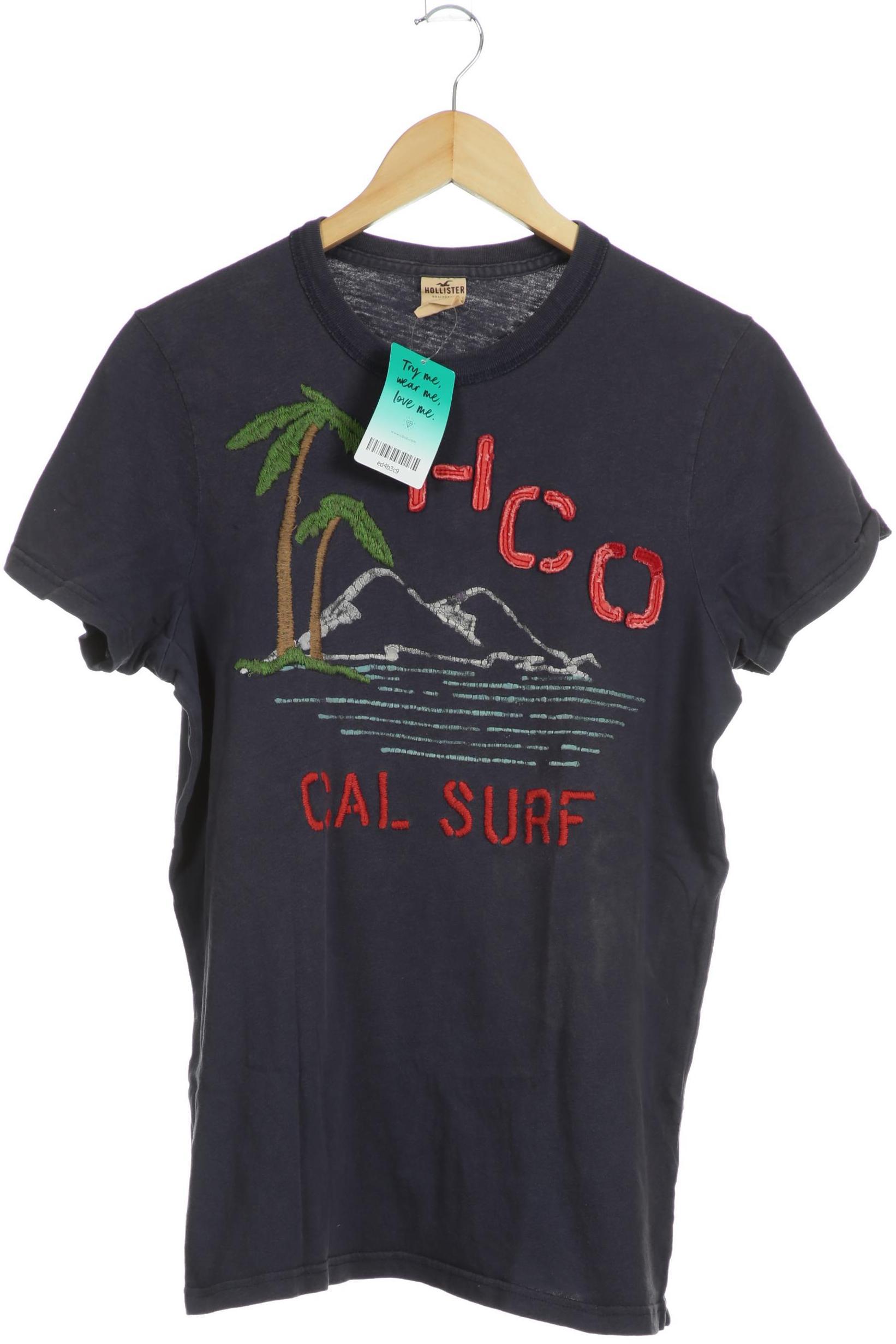 

Hollister Herren T-Shirt, blau, Gr.